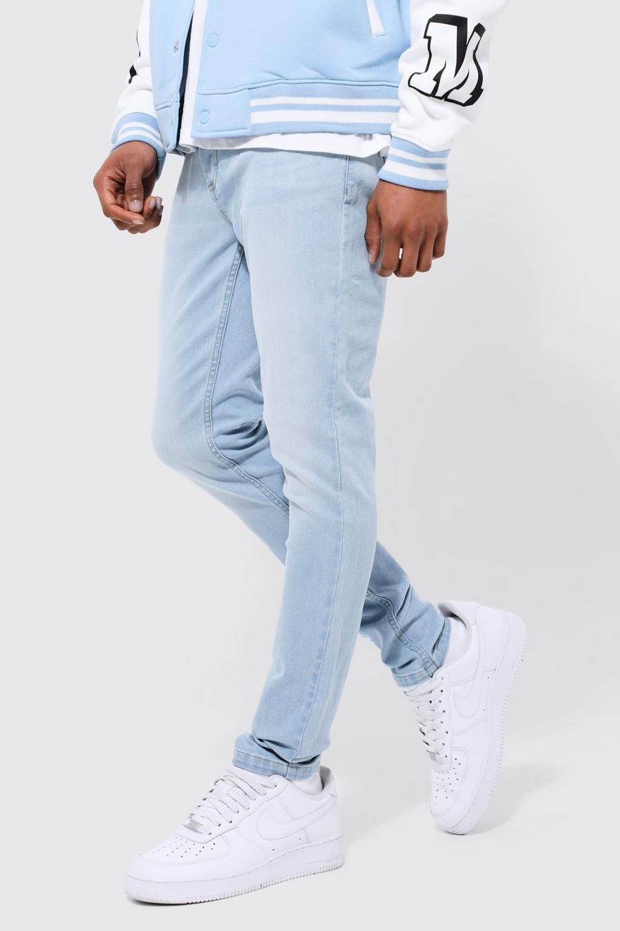 Light blue bleu Super Stretch Skinny Jeans