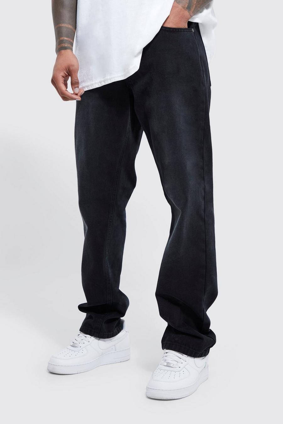 Charcoal Relaxed Fit Jeans image number 1