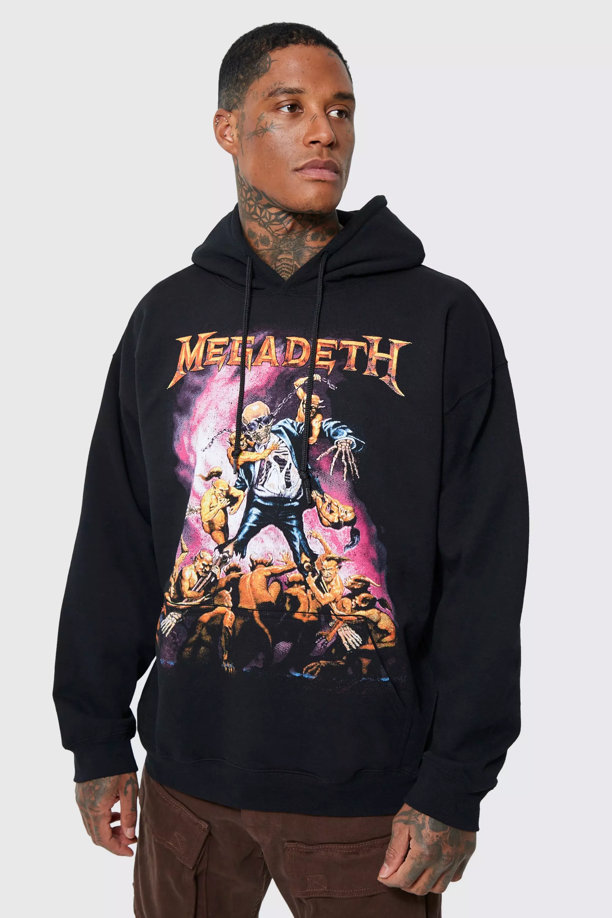 Oversized Megadeth License Hoodie