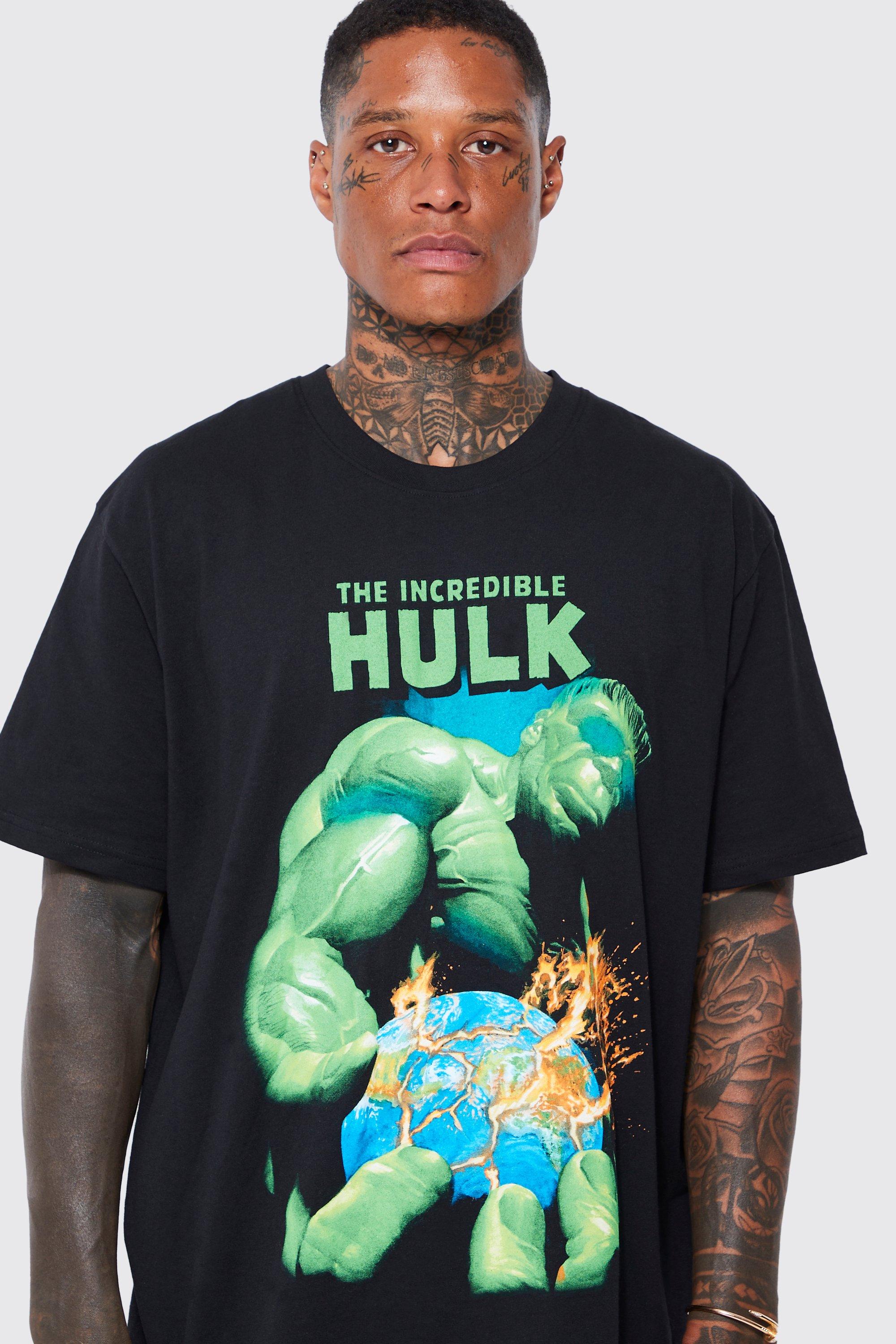 T shirt oversize imprim Hulk