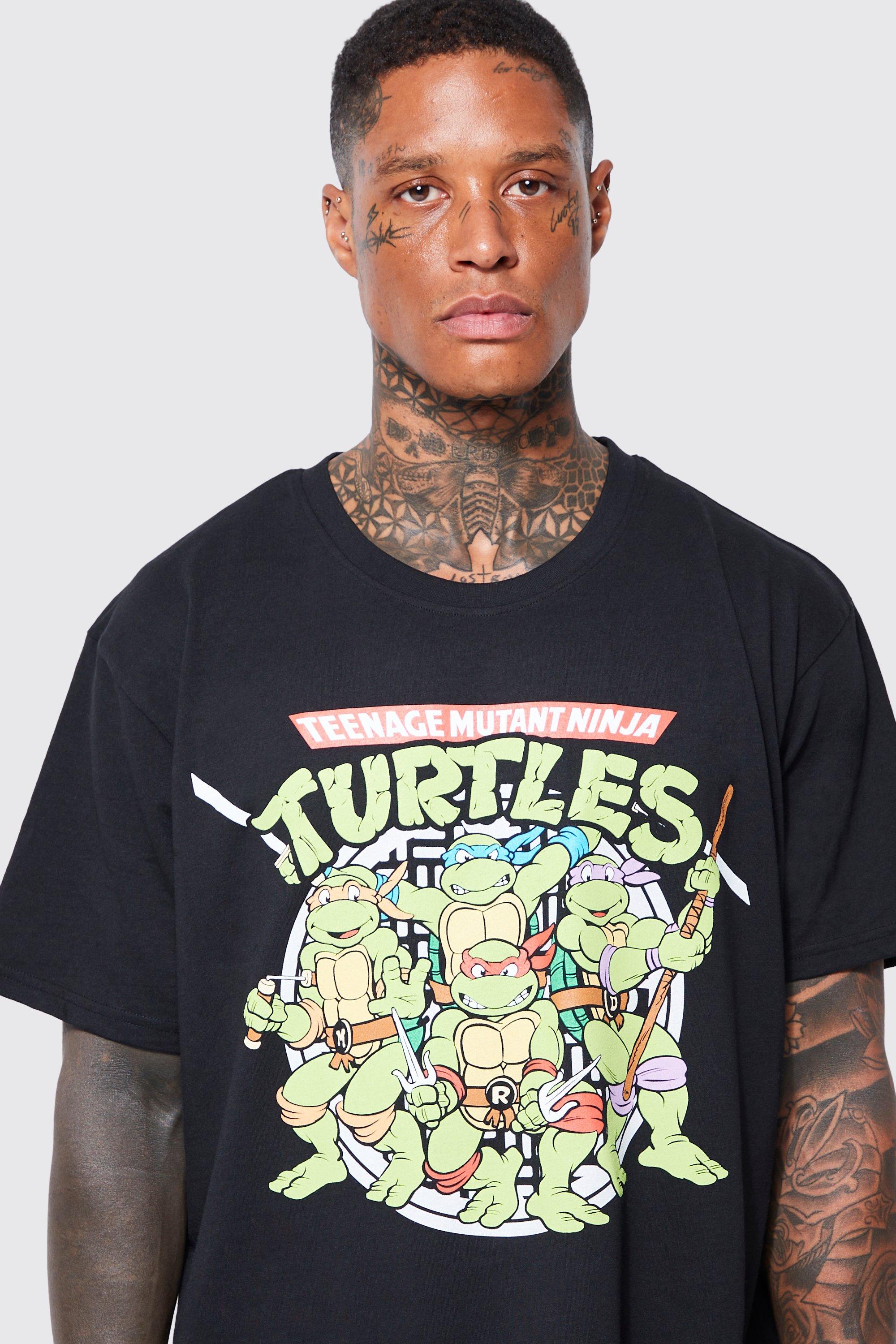 Men's Teenage Mutant Ninja Turtles Graphic Tee, Size: Small, Dark Grey