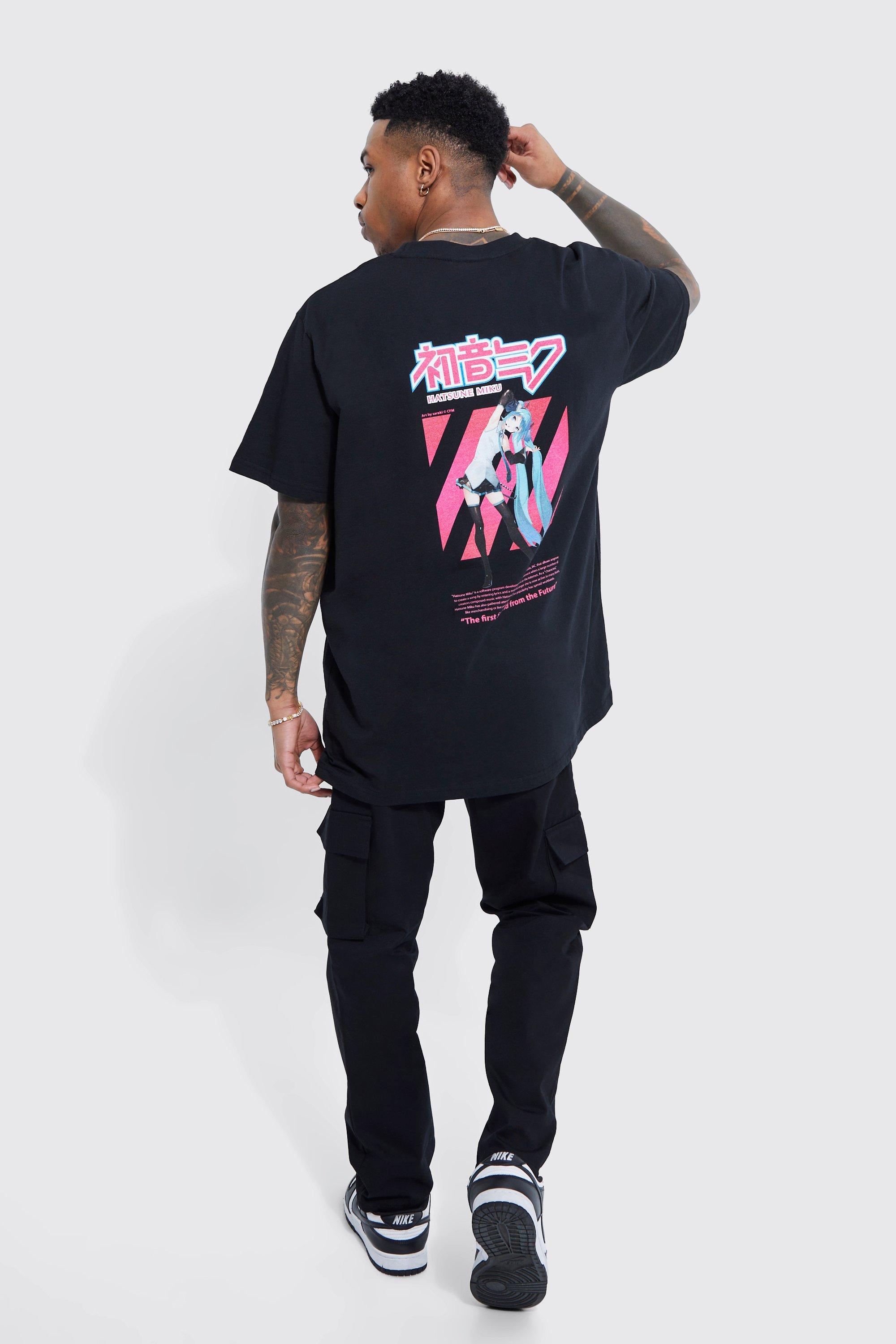 Oversized Hatsune Miku License T-shirt | boohoo