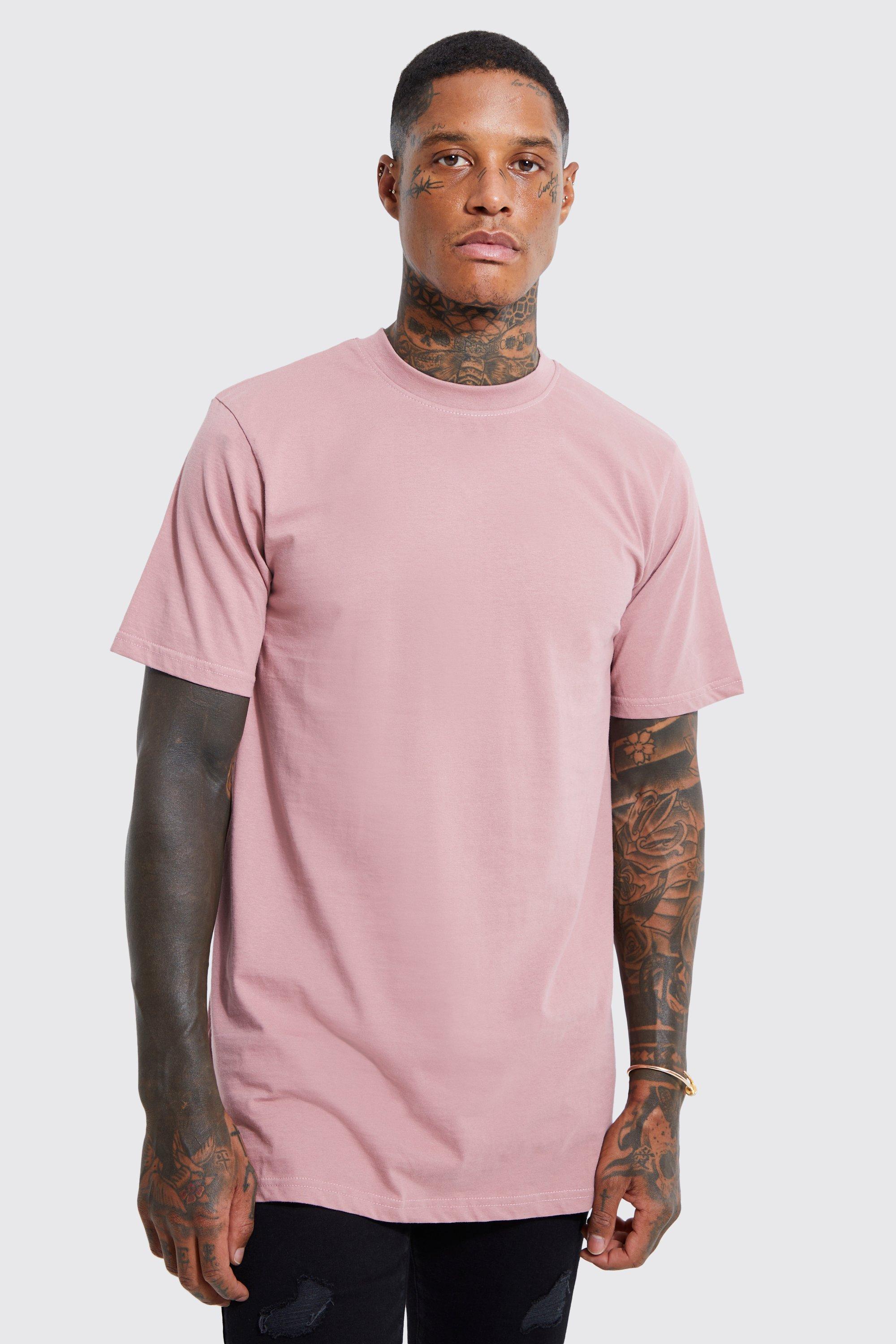 longline pink t shirt