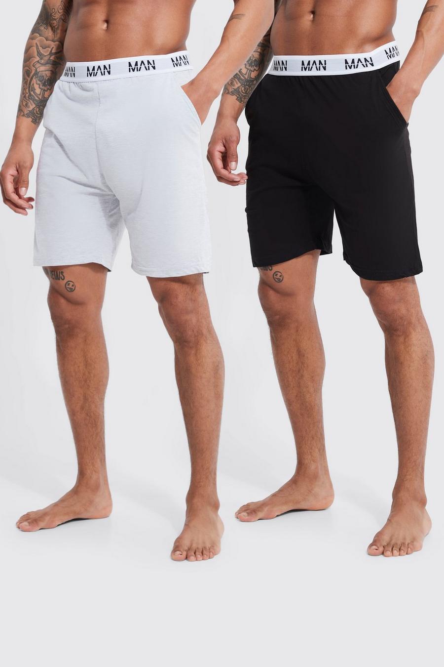 Multi Man Dash Loungewear Shorts (2 Stuks) image number 1