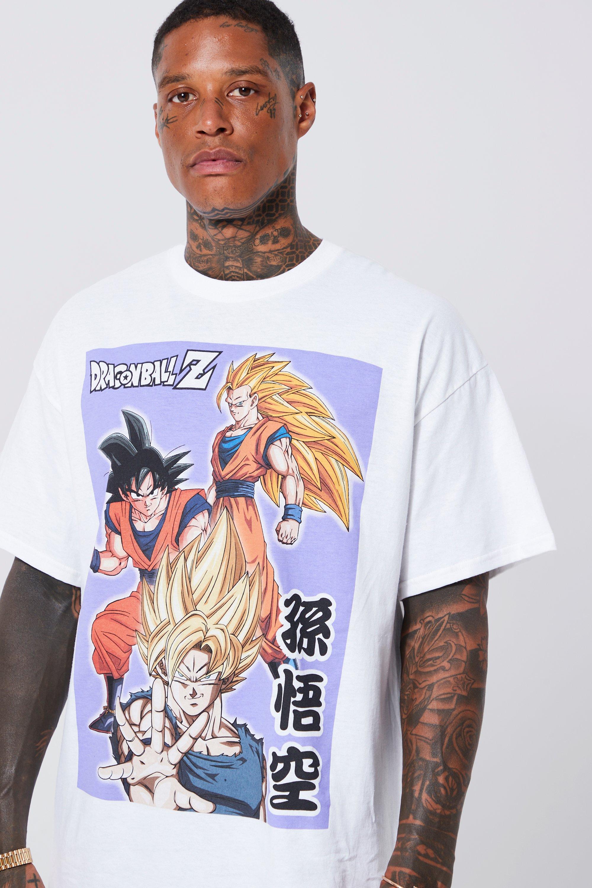 Camisetas estampadas de dragon ball online z