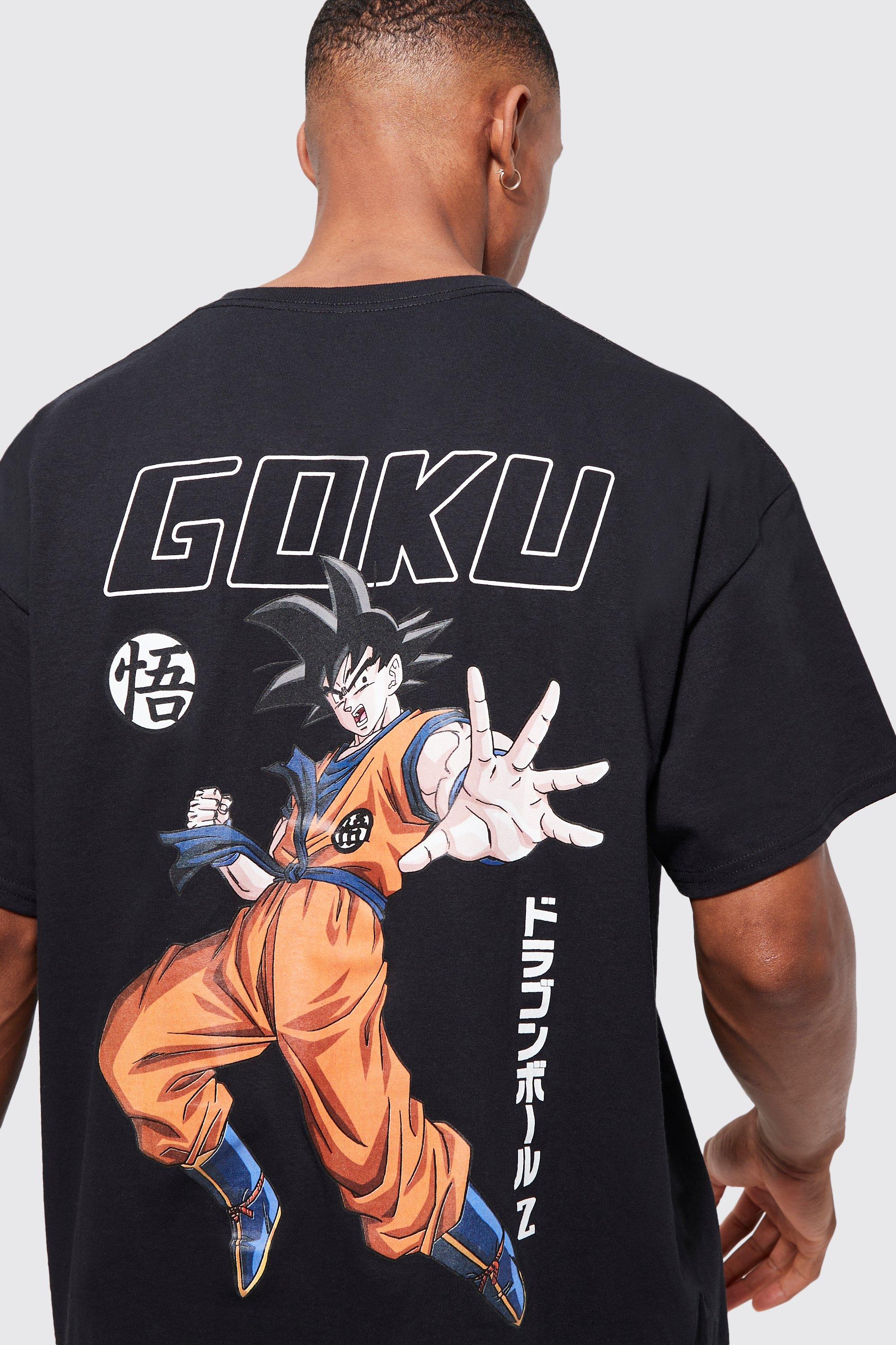 Oversized Dragonball Z Goku License T-shirt | boohoo