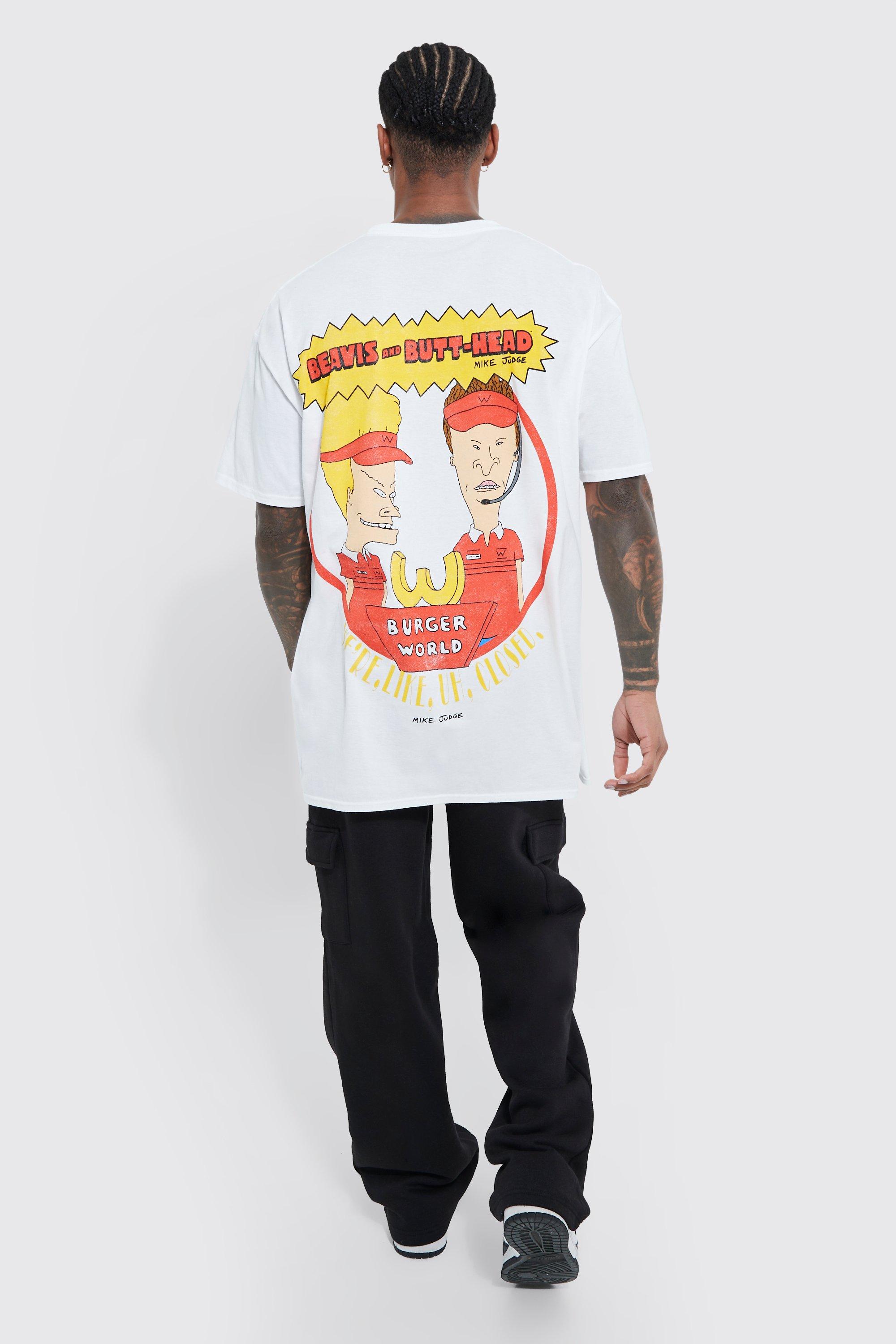 boohooMAN Oversized Miami Vice License T-Shirt - White - Size L