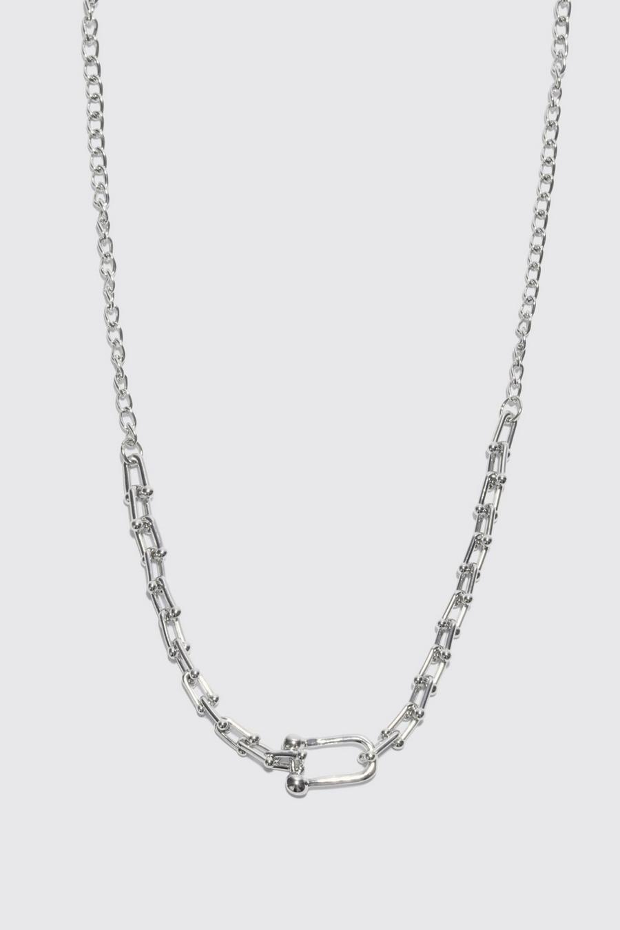 Grey Smoked Bead Necklace And Bracelet Set