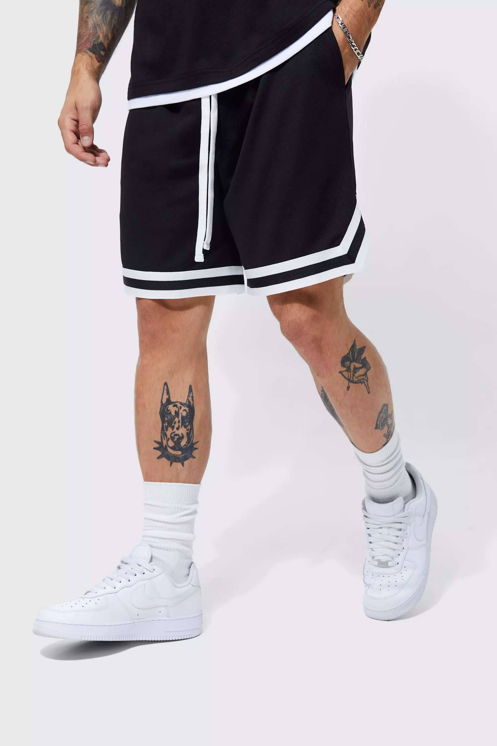 Silver deals basketball shorts