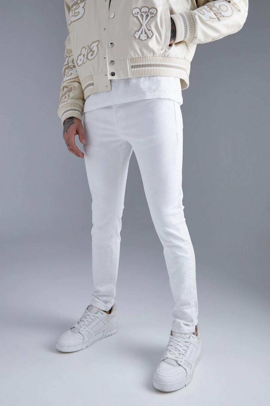 White vit Skinny Stretch Jeans