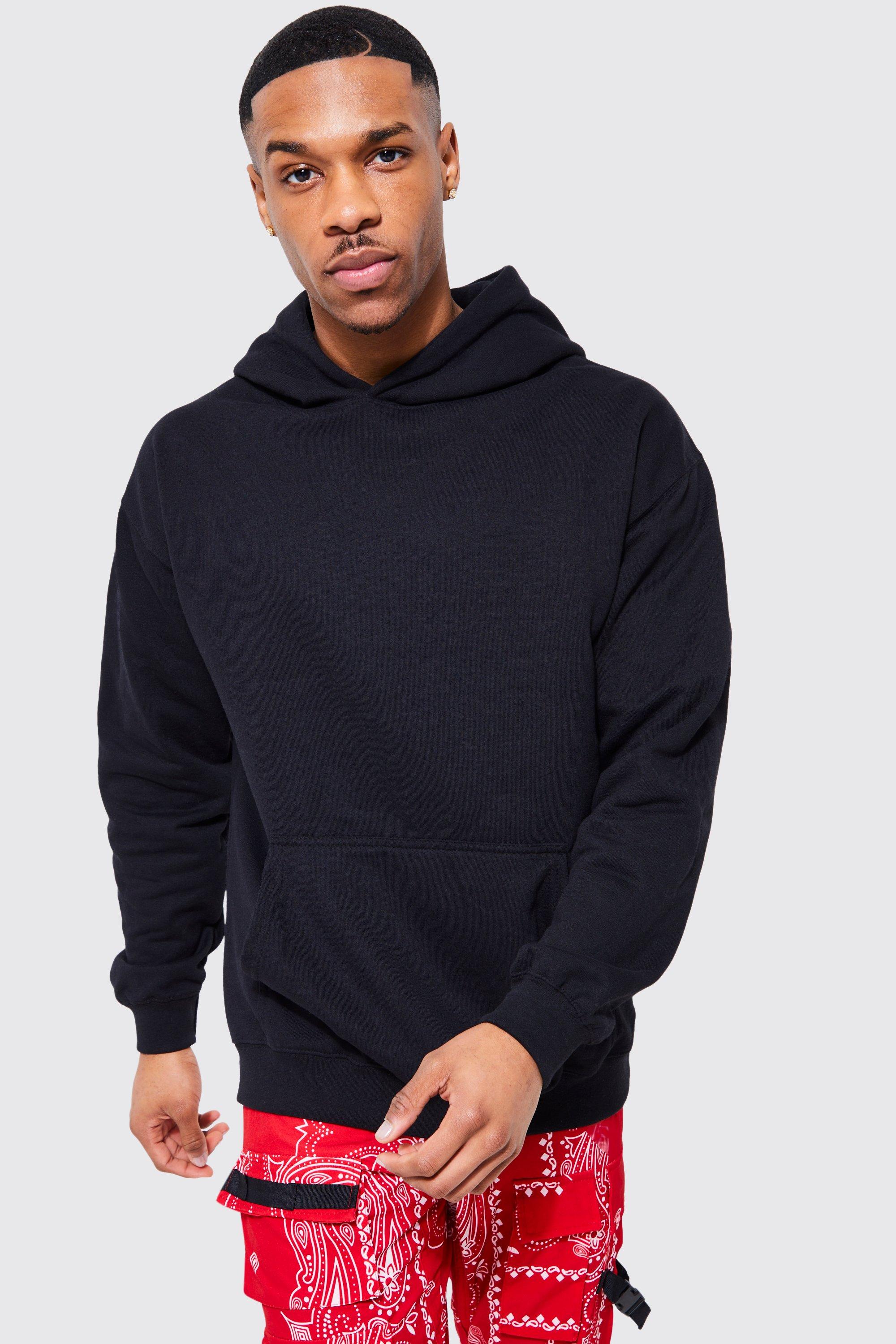 Mens black rose on sale hoodie