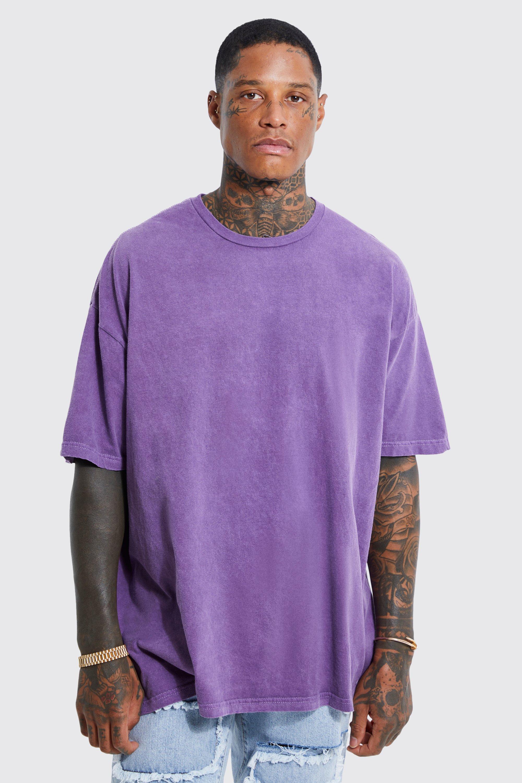 Oversized T-shirt magenta HOMBRE