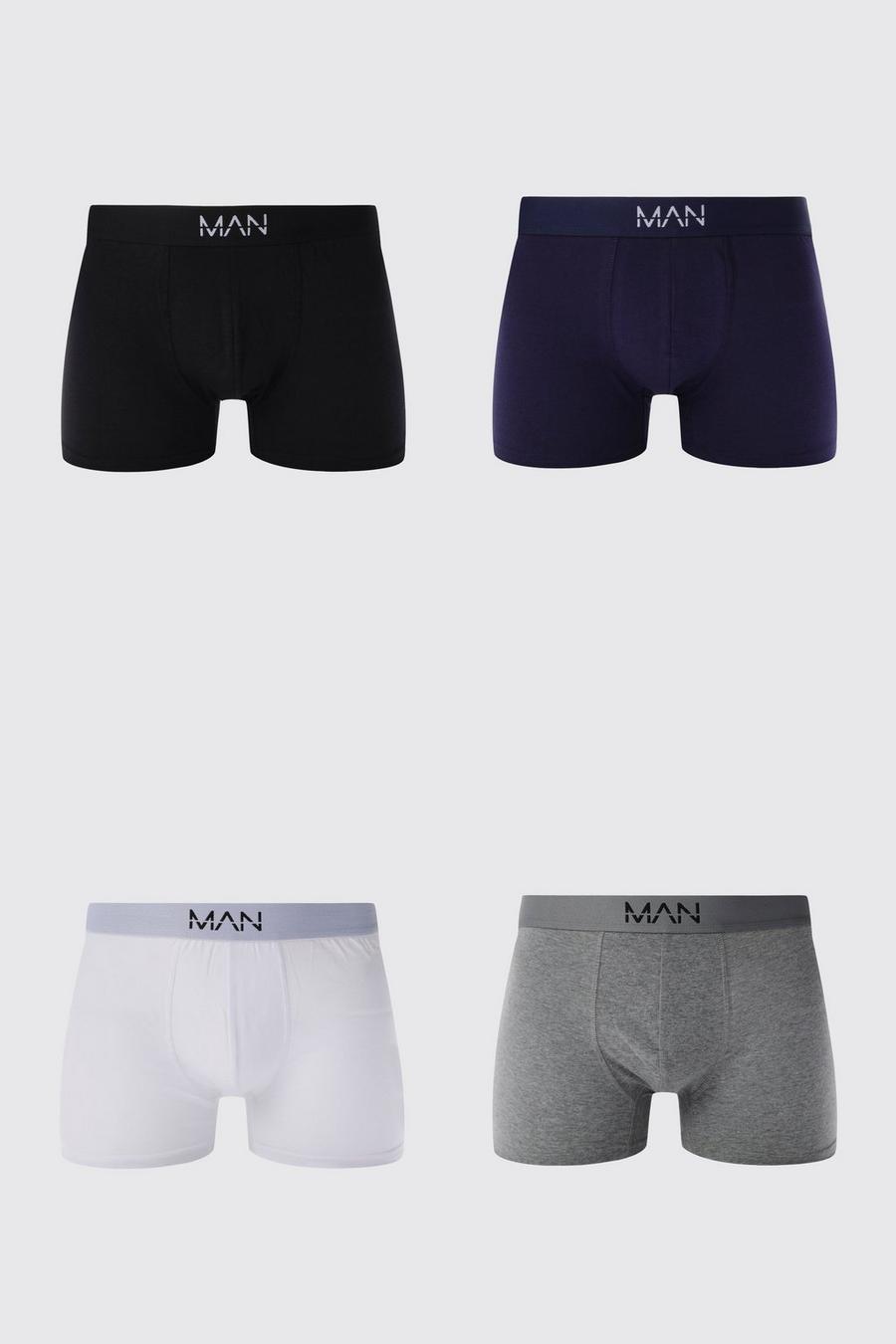 Multi 7 Pack Mixed Colour Man Trunks
