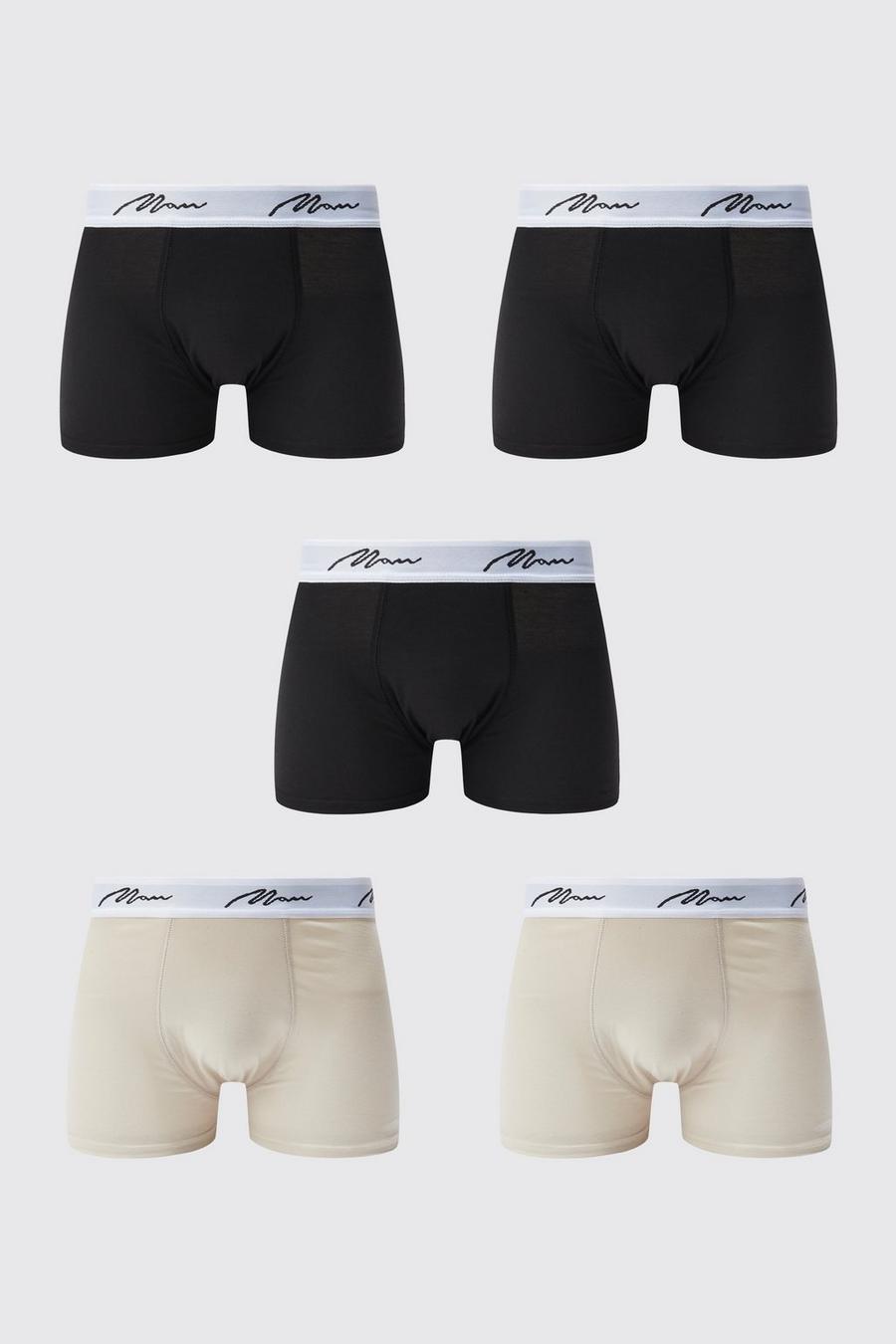 Multi 5 Pack Man Signature Mixed Trunk image number 1