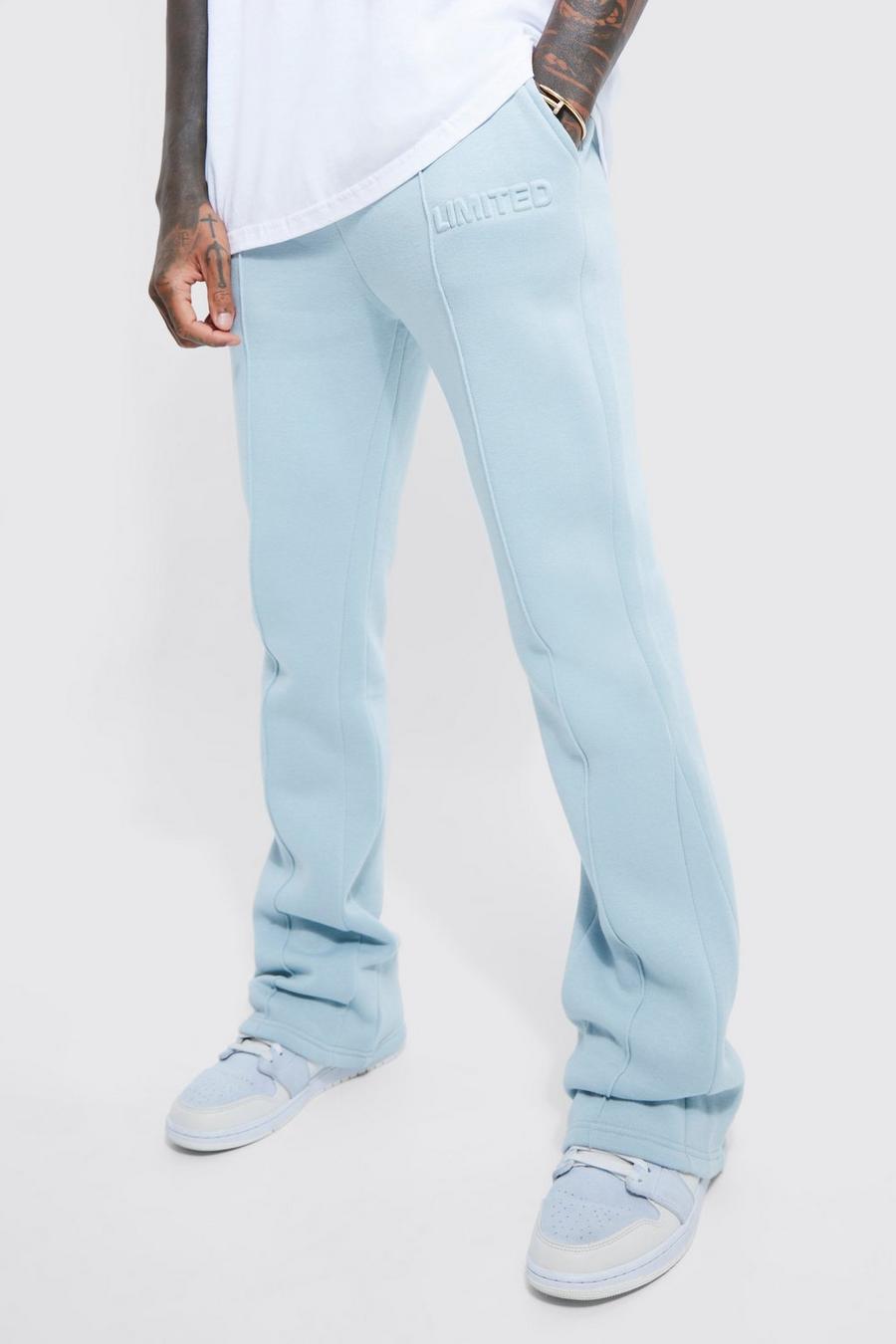 Men's Stacked Limited Embossed Jogger | Boohoo UK