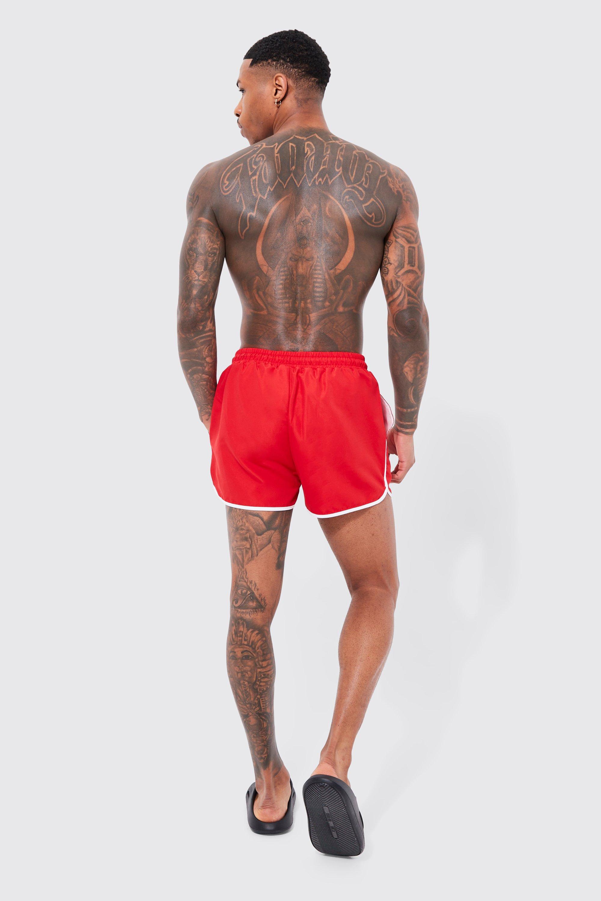 Mens runner hot sale swim shorts