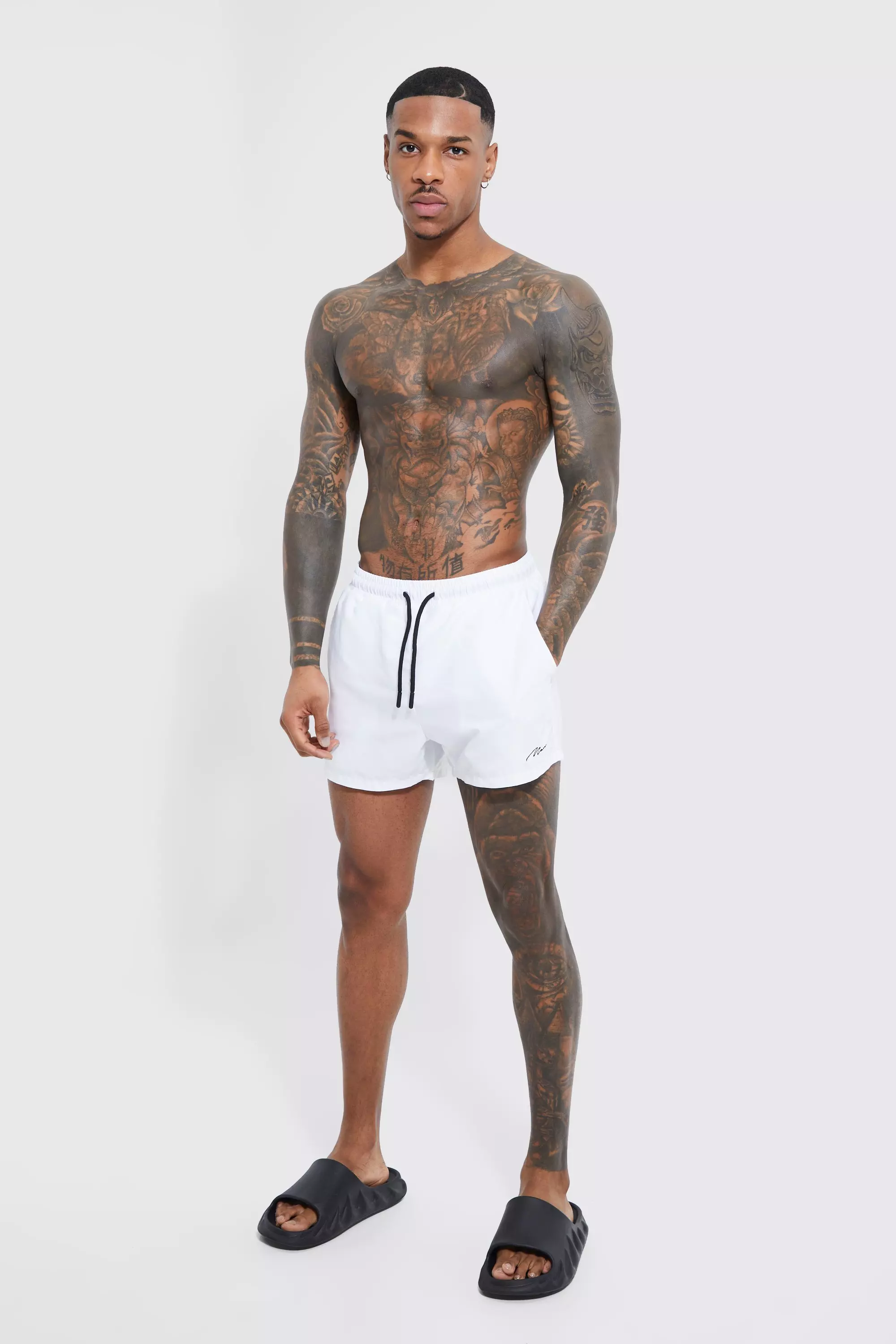 Super short hot sale swim shorts