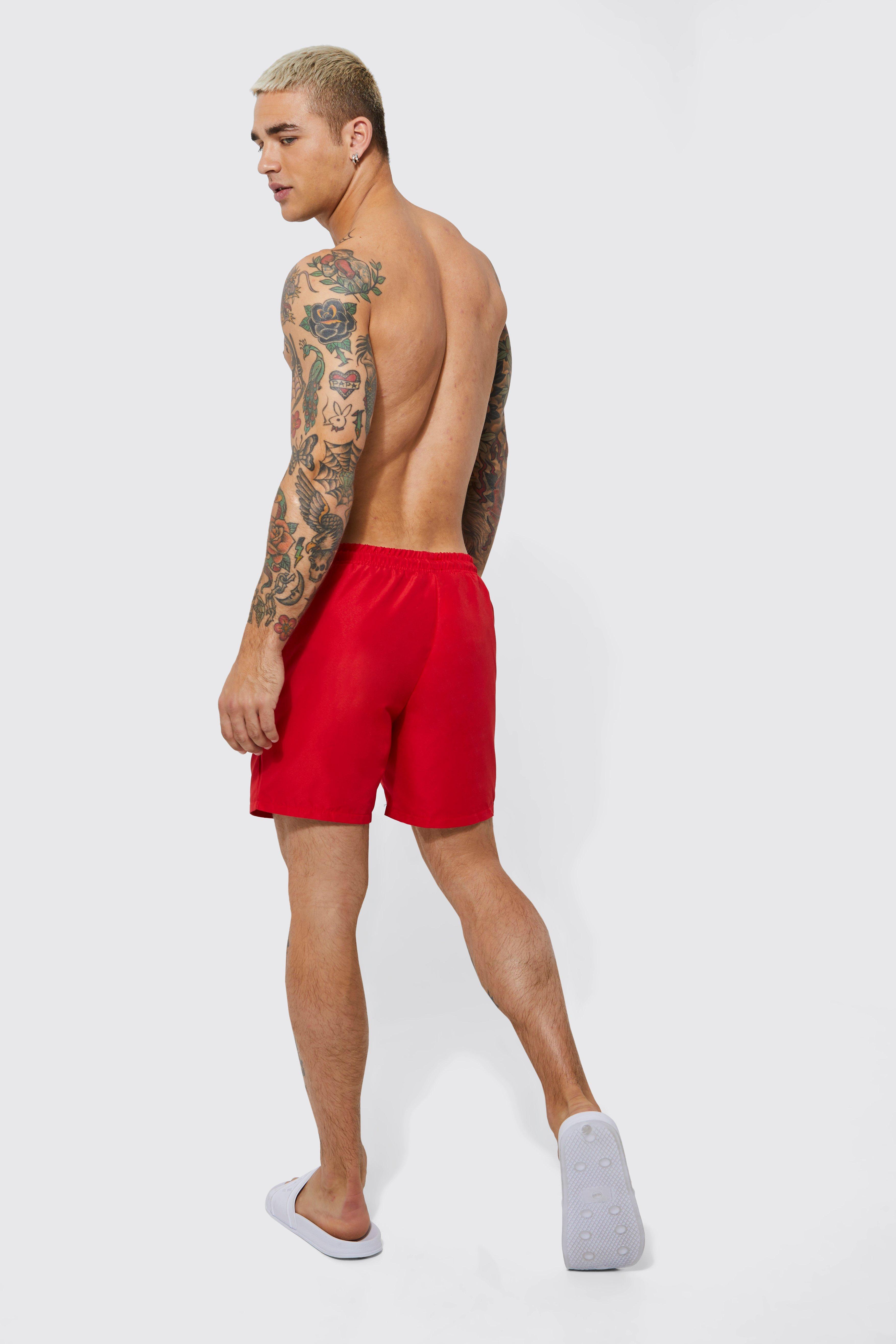 Boohoo 2024 red shorts