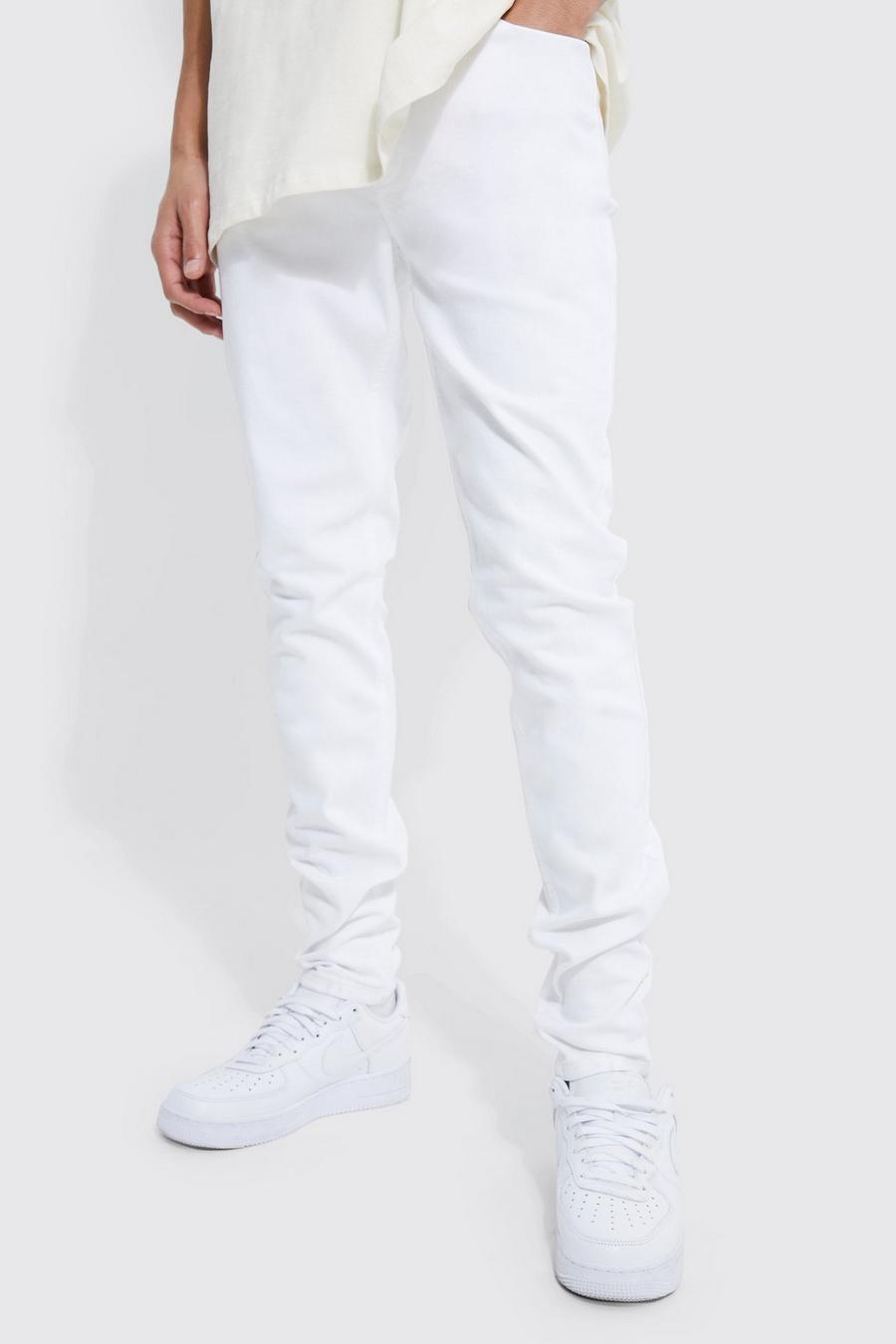 White Tall Skinny Stretch Jeans