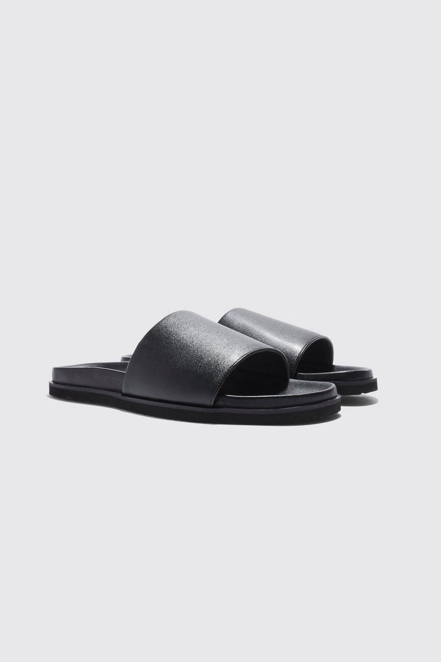 Black svart Smart Sandal