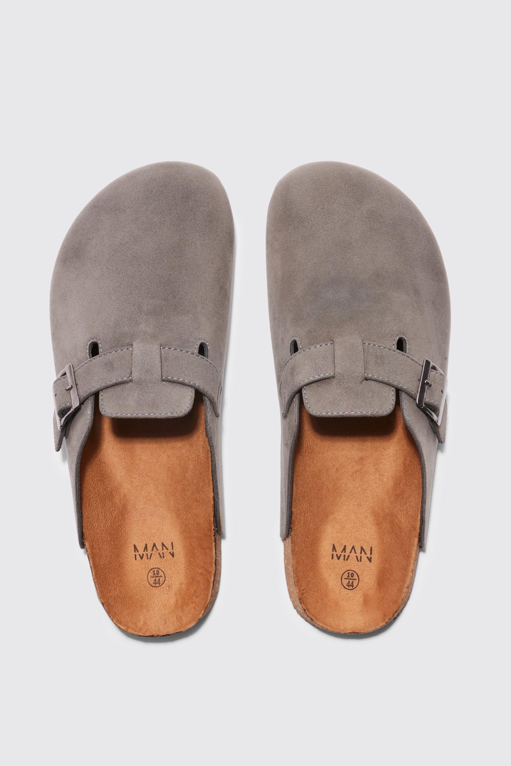 Faux Suede Mule