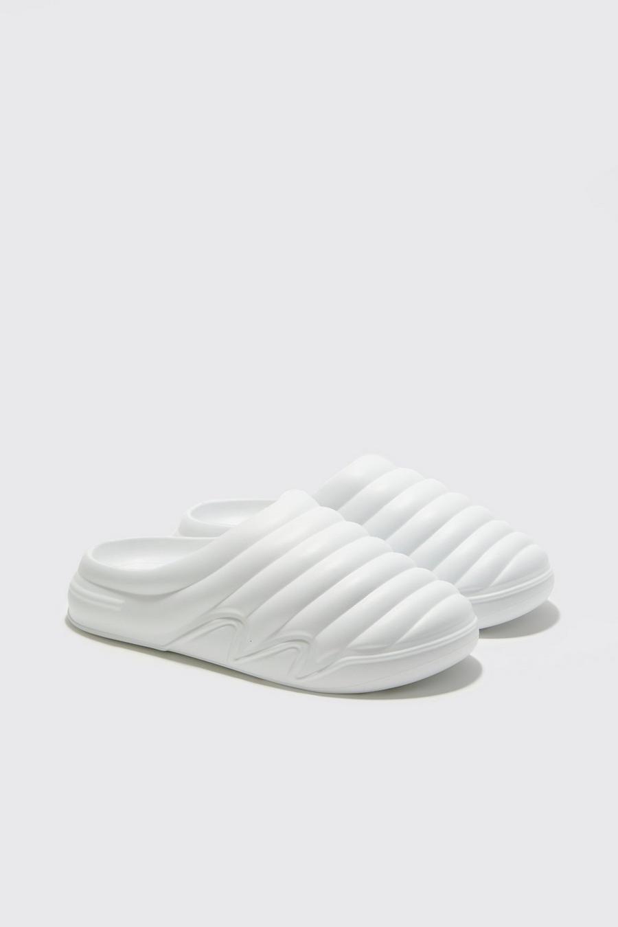 White Moulded Mule image number 1