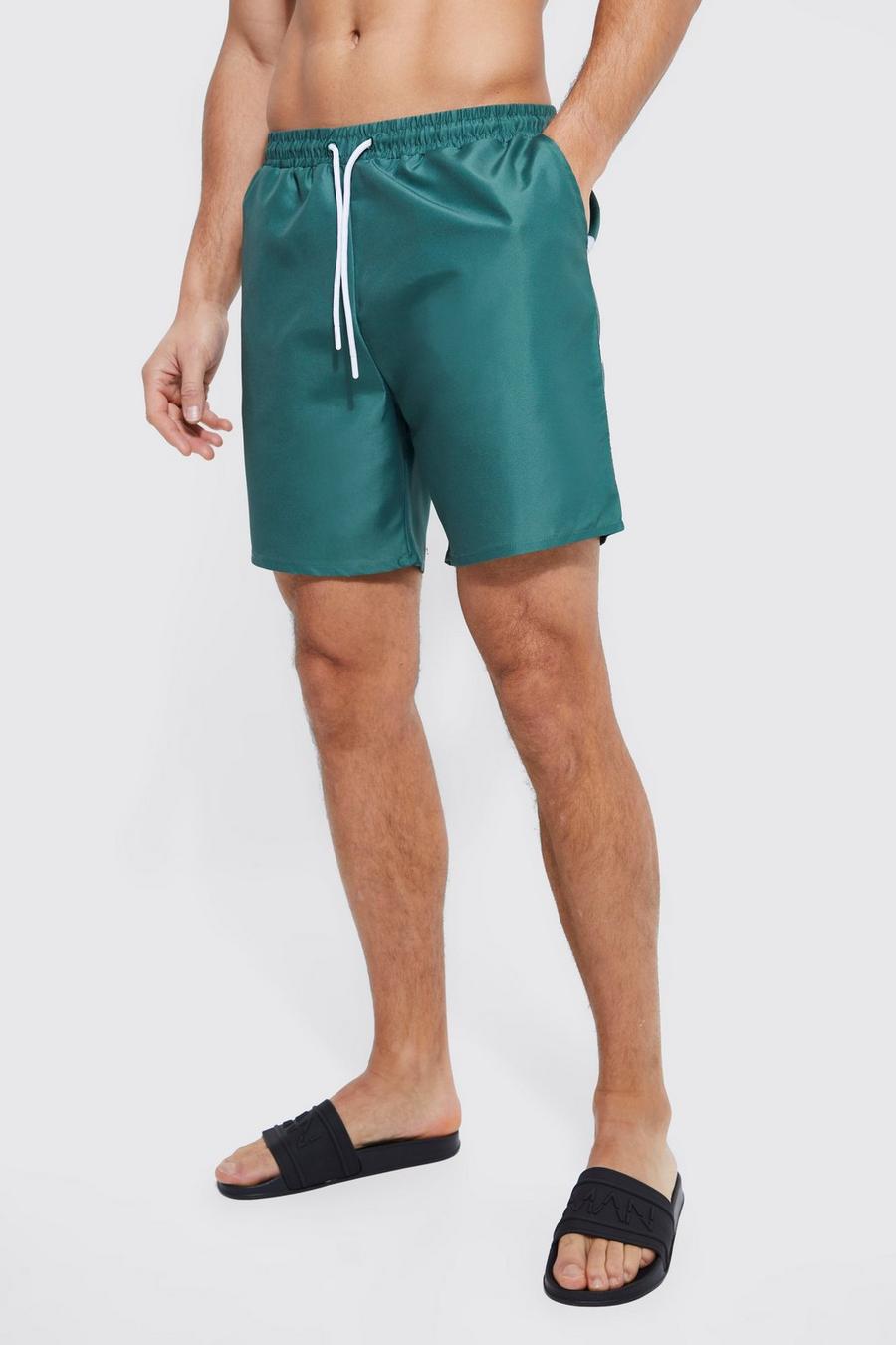 Green grön Tall  Limited Edition Swim Shorts  image number 1