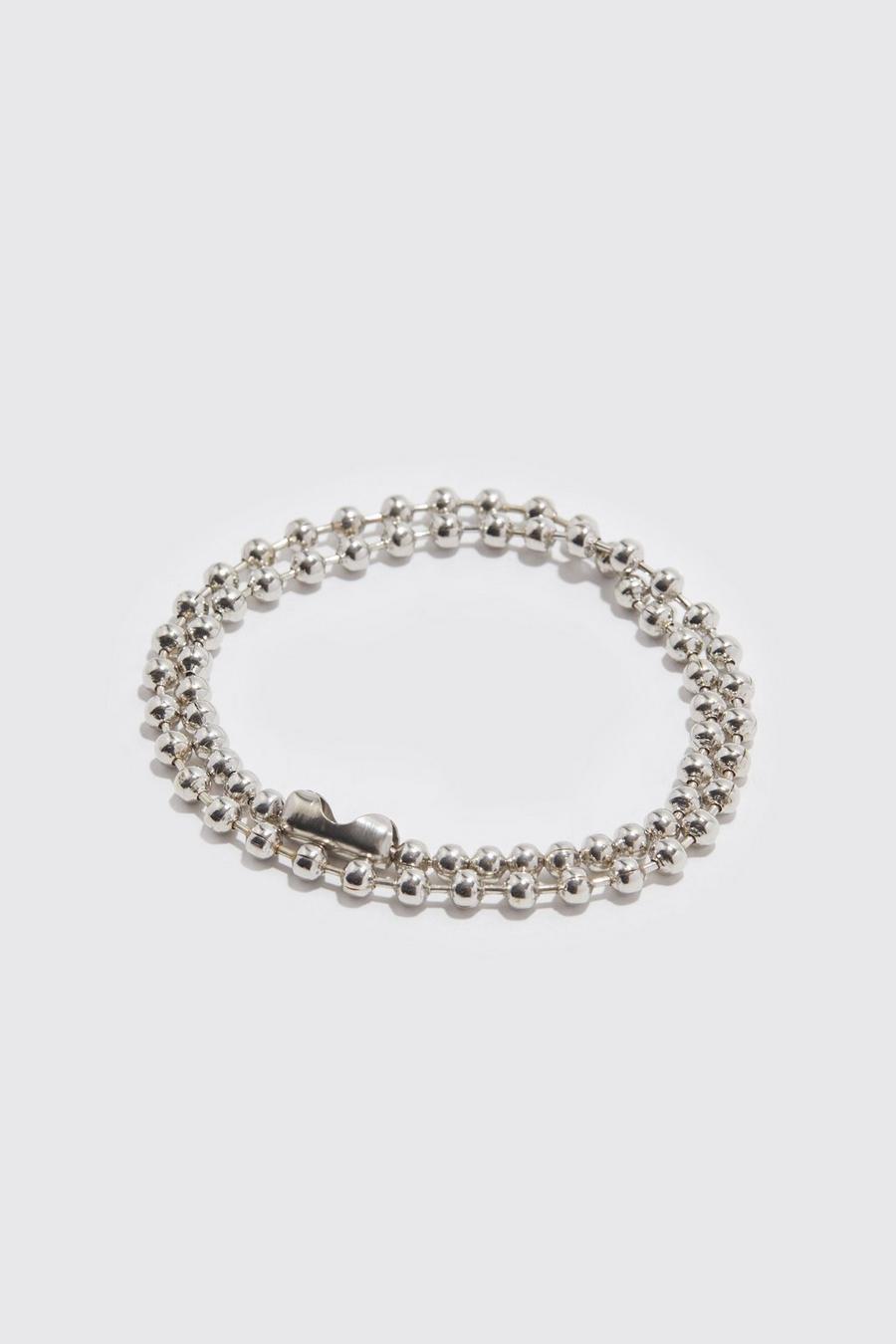 Ball Chain Bracelet, Silver