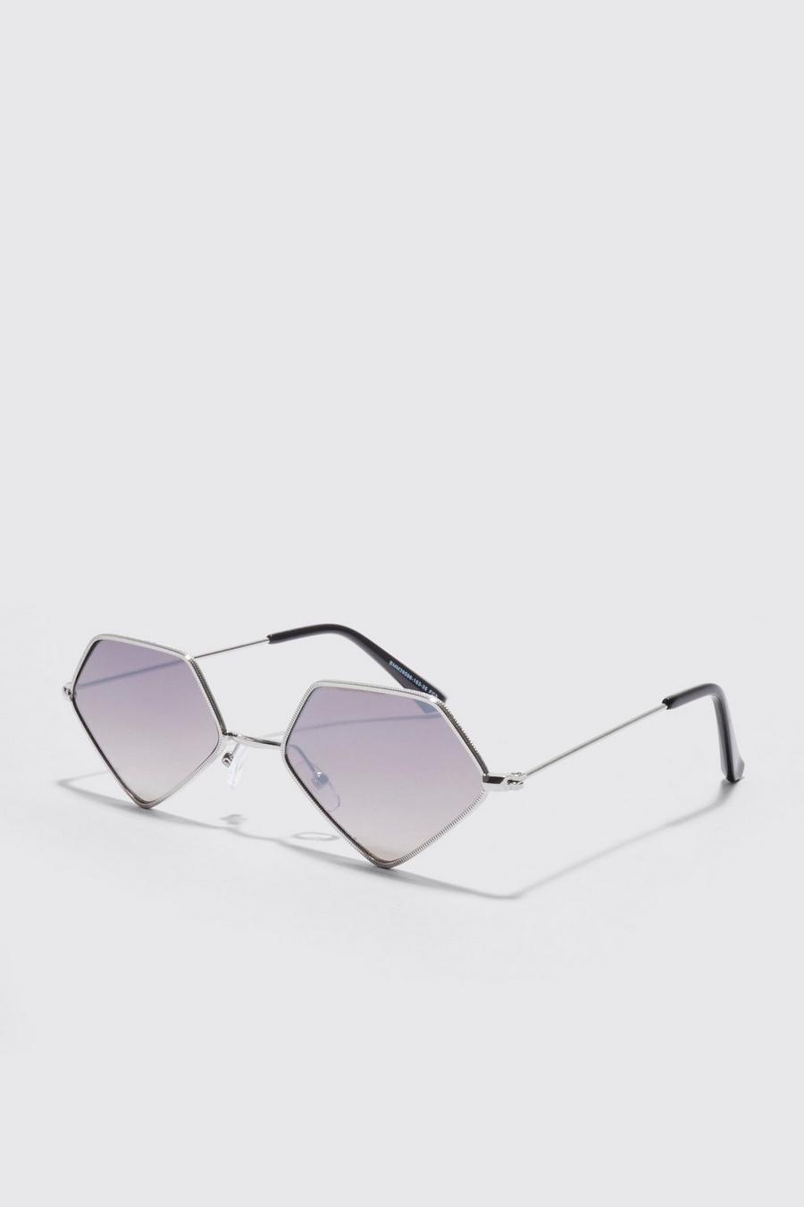 Silver silber Retro Sunglasses