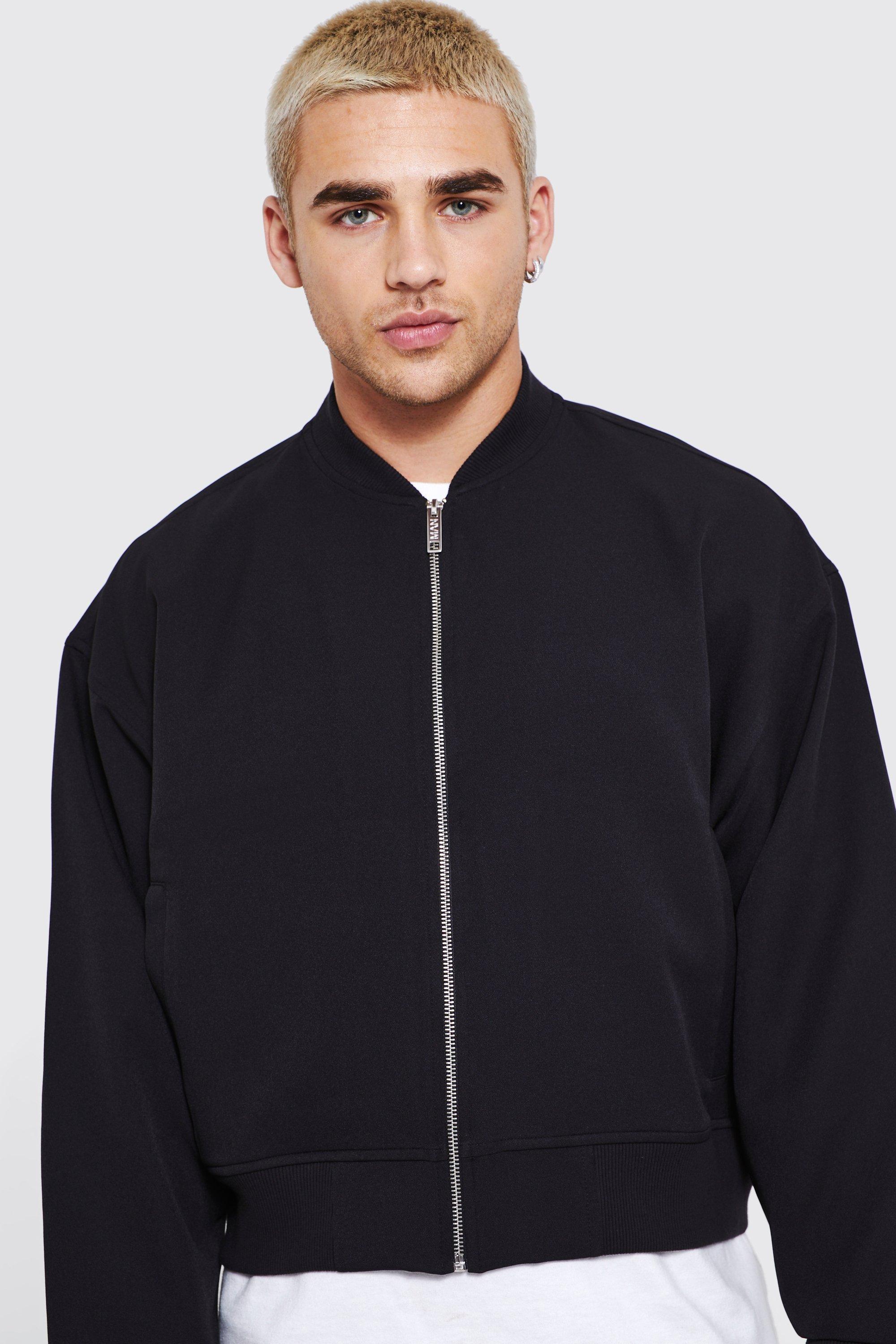 Stretch Boxy Bomber | boohoo USA Stretch Boxy Bomber | boohoo USA