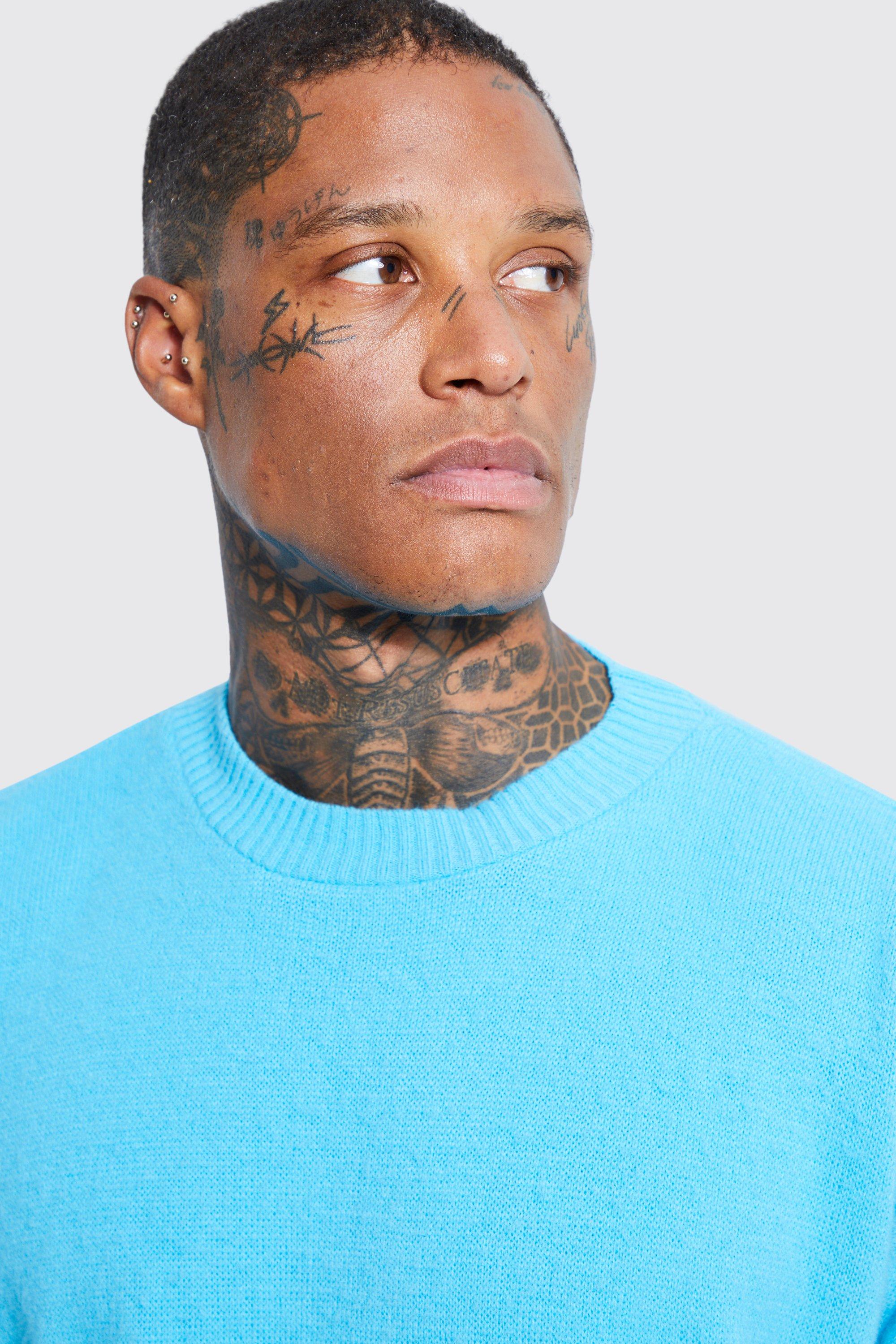 Aqua blue outlet jumper