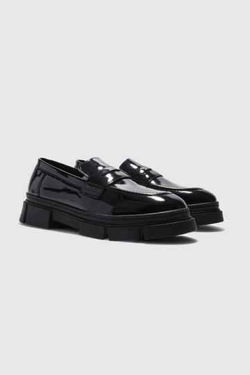 Track Sole Loafer black