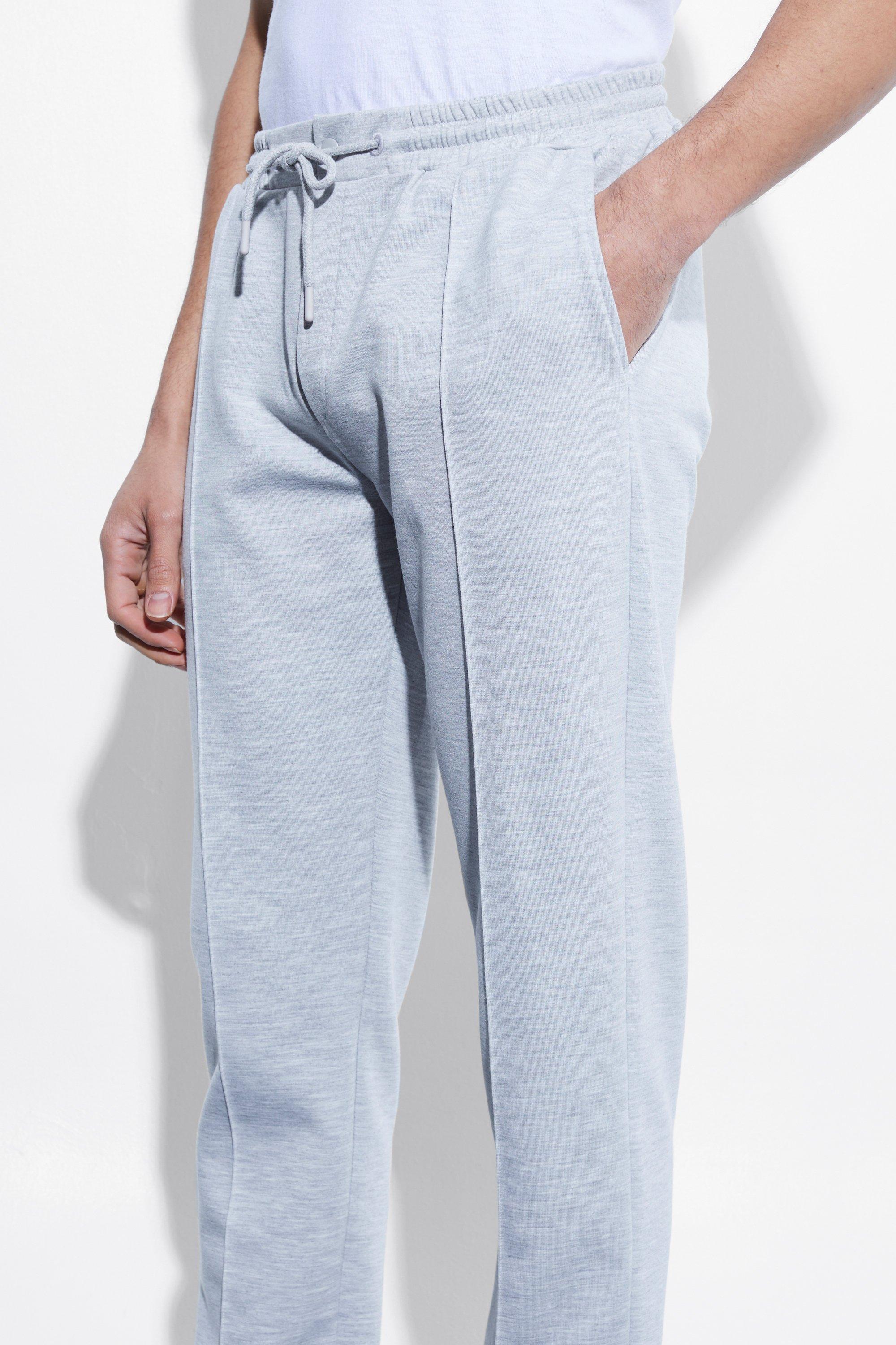 Slim Smart Jersey Pintuck Jogger Trousers