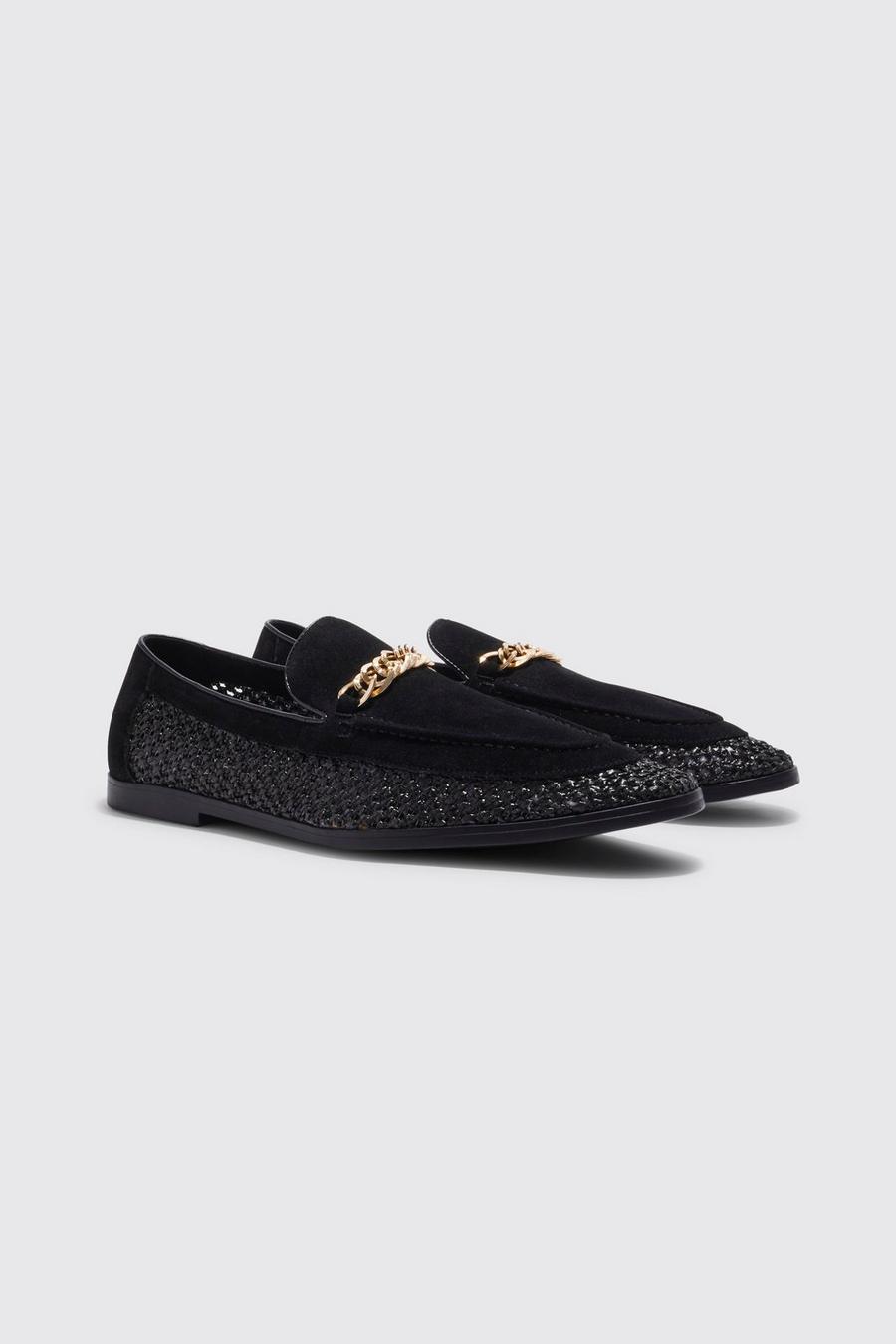 Black Crochet Loafer image number 1