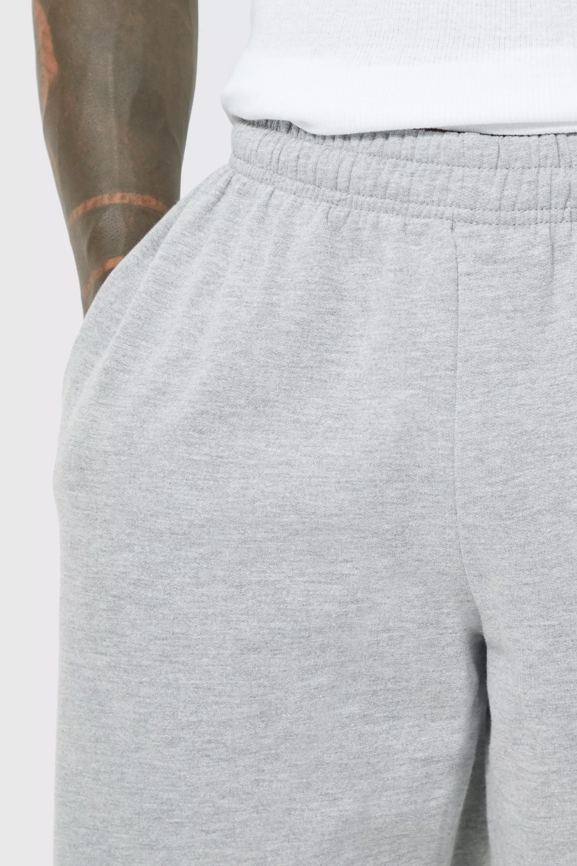 Grey marl Basic Oversized Fit Jogger alternative image