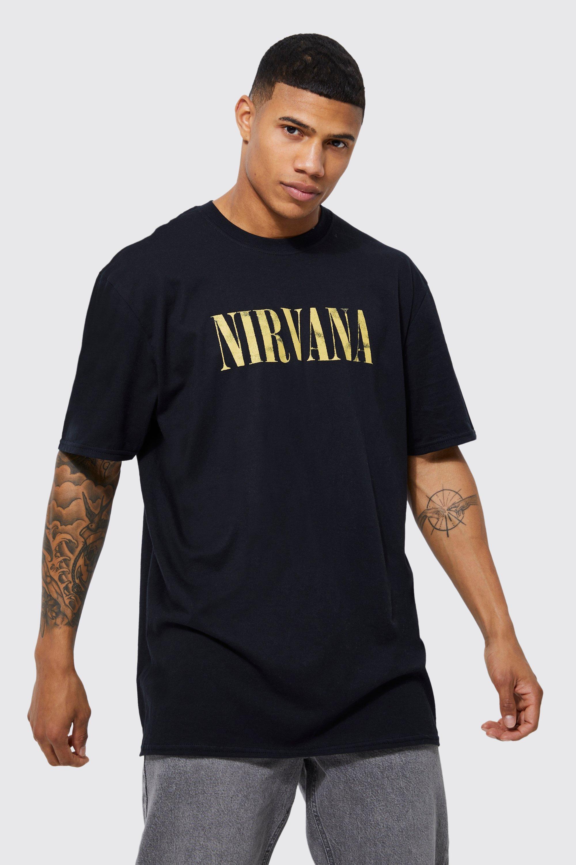 Nirvana shirt clearance heren