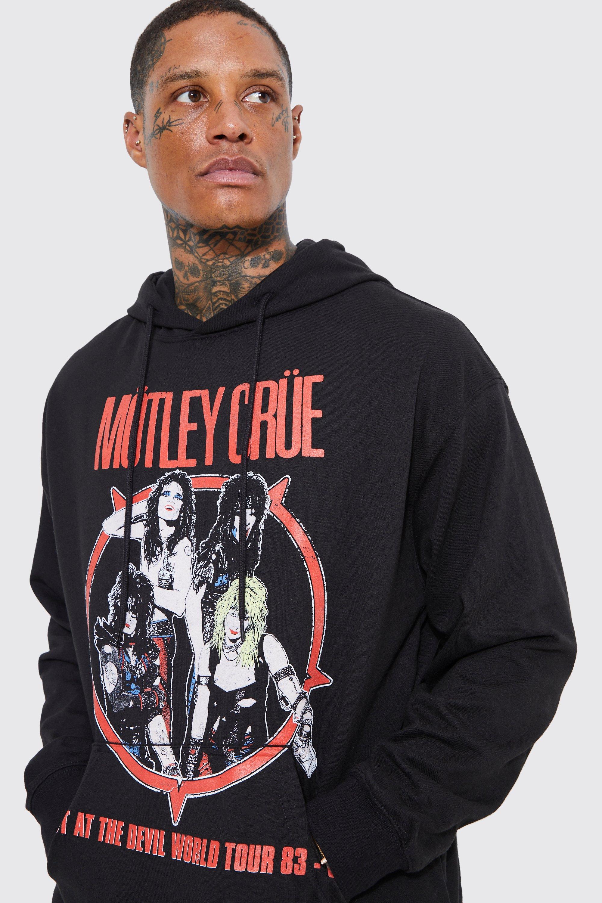 Oversized Motley Crue License Hoodie