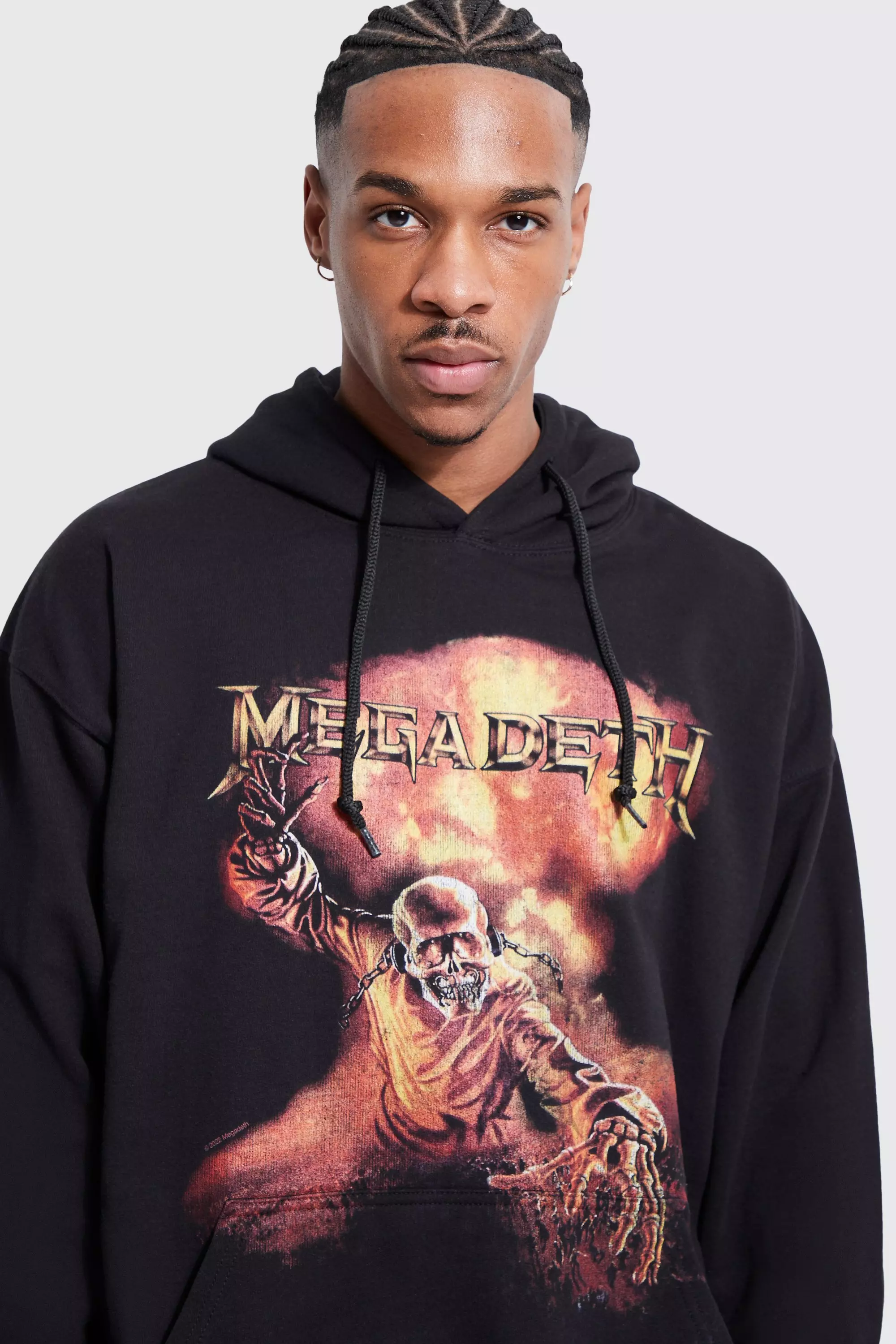 Oversized Megadeth License Hoodie