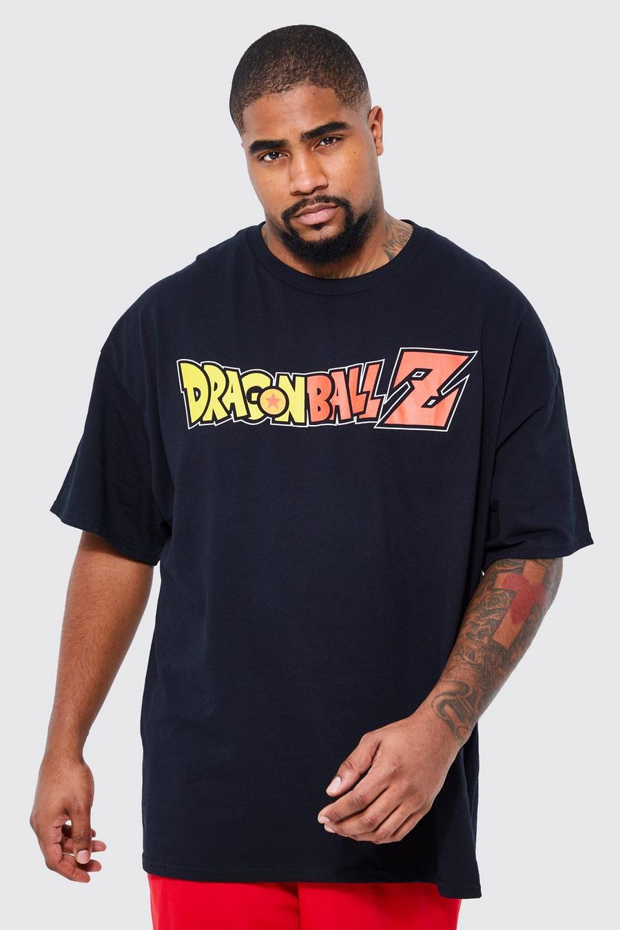 Black Plus Dragonball Z License T-shirt image number 1