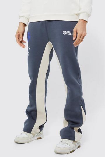 Tall Official Man Graffiti Gusset Jogger dark grey