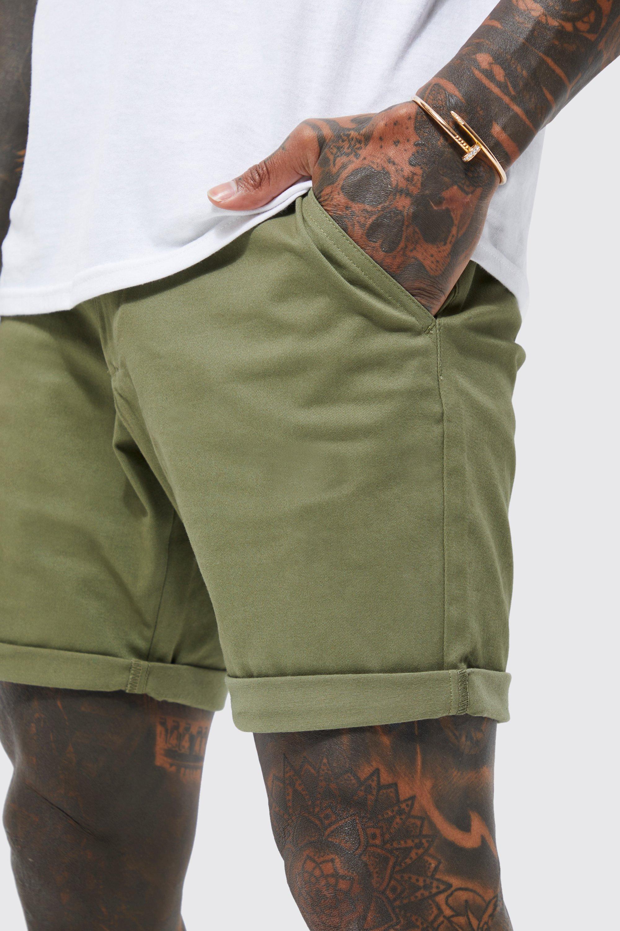 Mens patterned clearance chino shorts