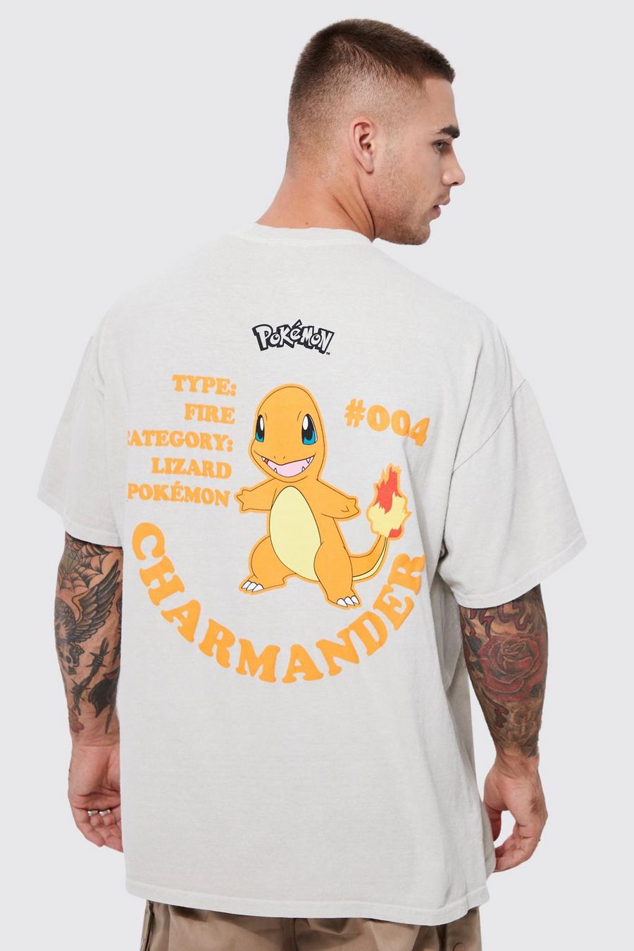 Men's Oversized Pokemon Charmander License T | Boohoo UK - shirt - New  Balance Q Speed Jacquard Kurzarm T-Shirt