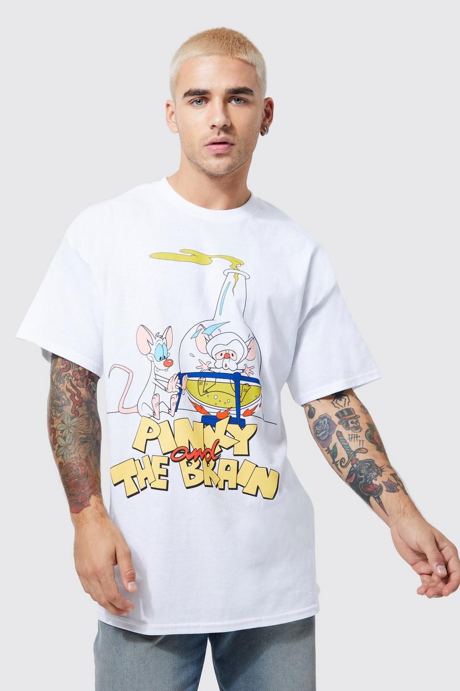 Oversized Pinky & The Brain License T-shirt | boohoo FI Oversized Pinky & The Brain License T-shirt | boohoo FI