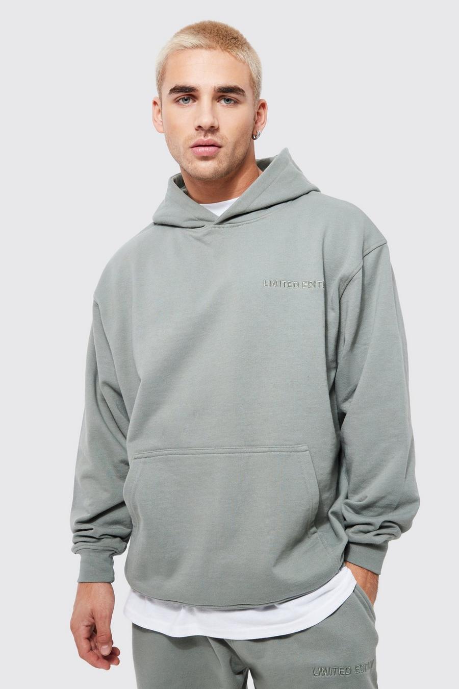 Dusty green Oversized Limited Premium Hoodie image number 1