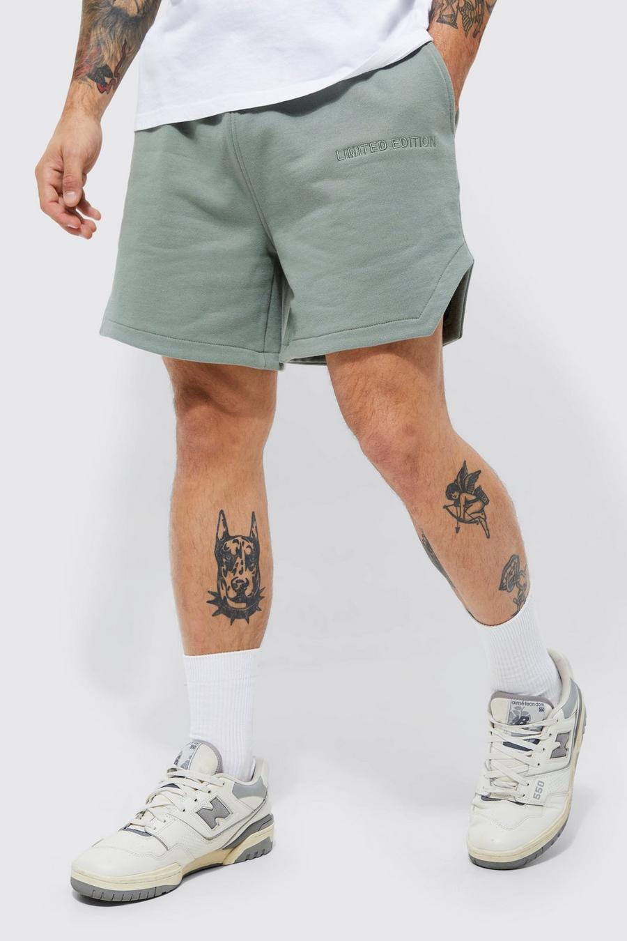 Dusty green Relaxed Limited Heavyweight Volley Short image number 1