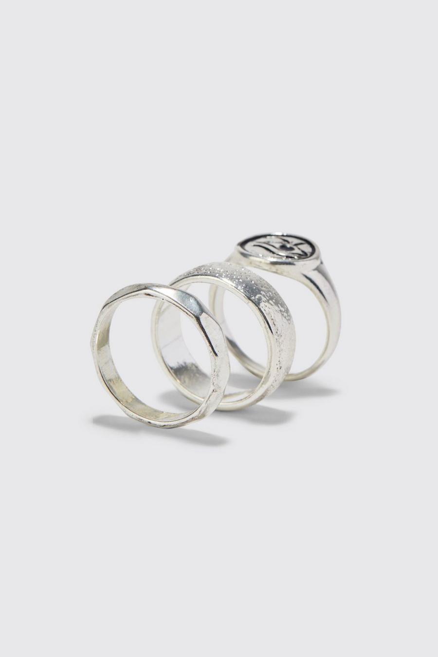 Silver 3 Pack Rings image number 1