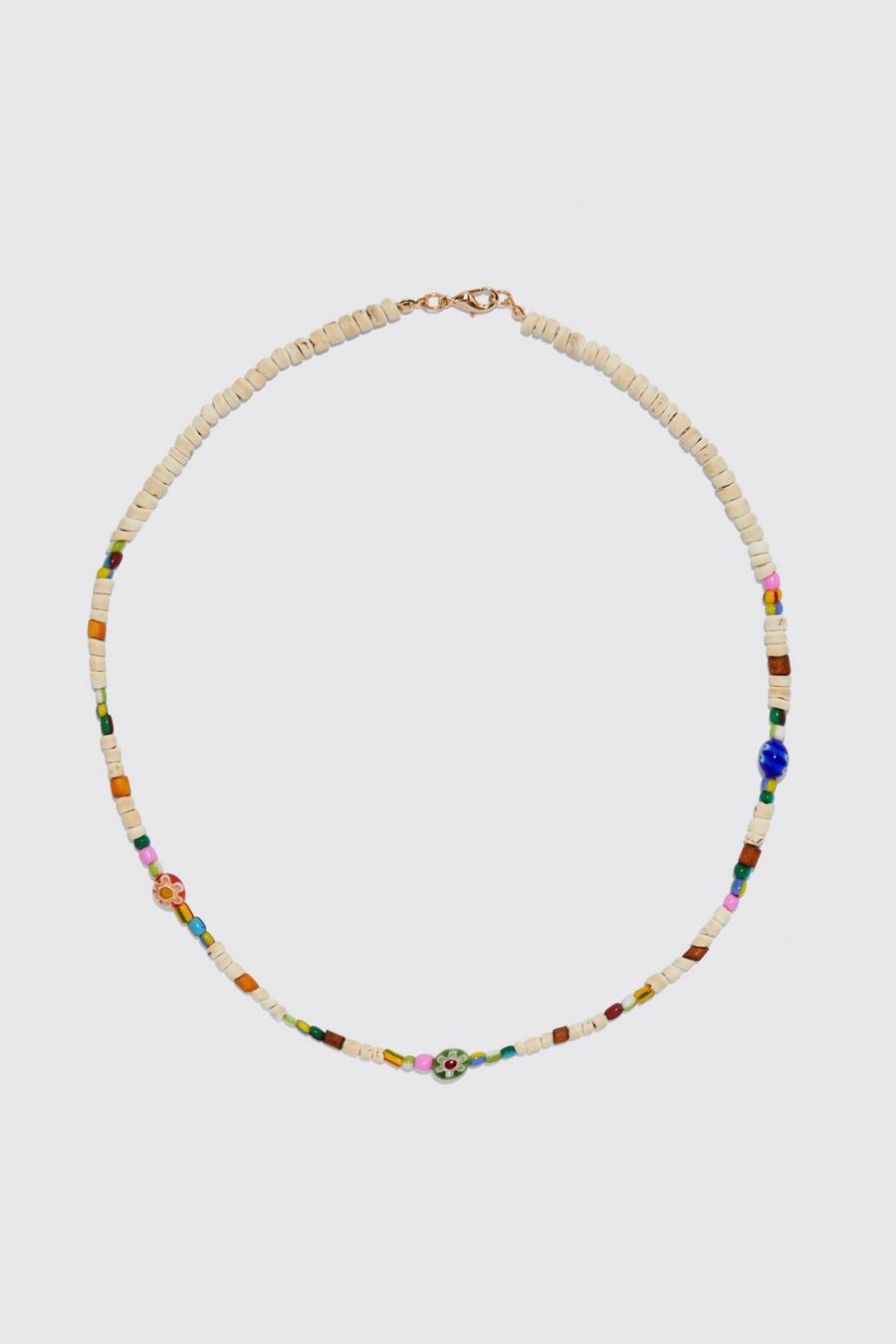 Multi Multicolour Bead Necklace image number 1