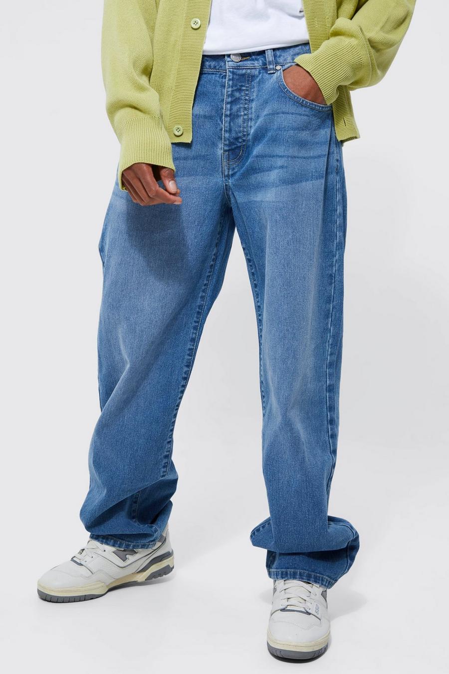 Mid blue Baggy jeans image number 1