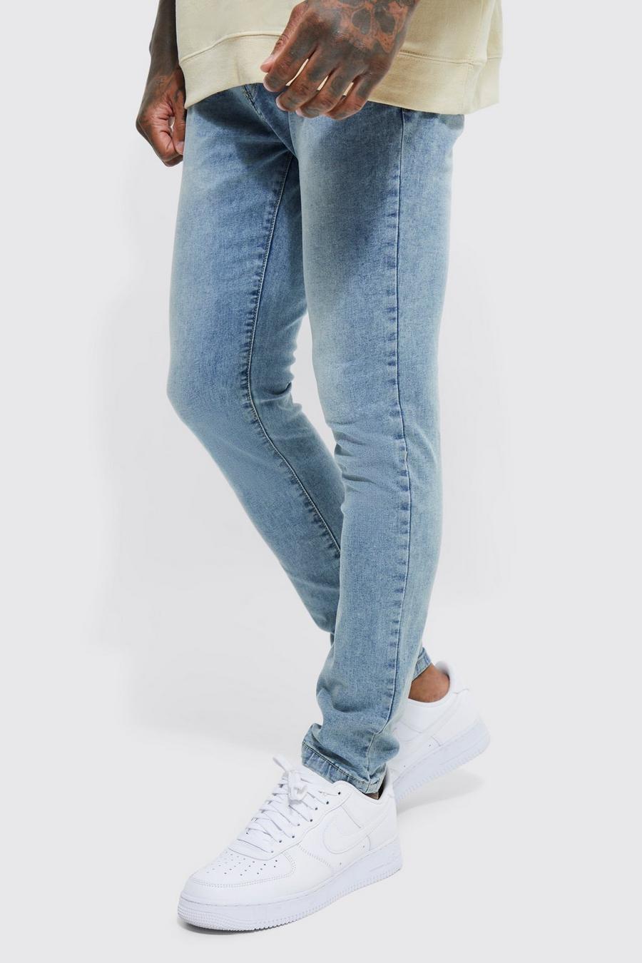 Antique blue Stretchiga skinny jeans