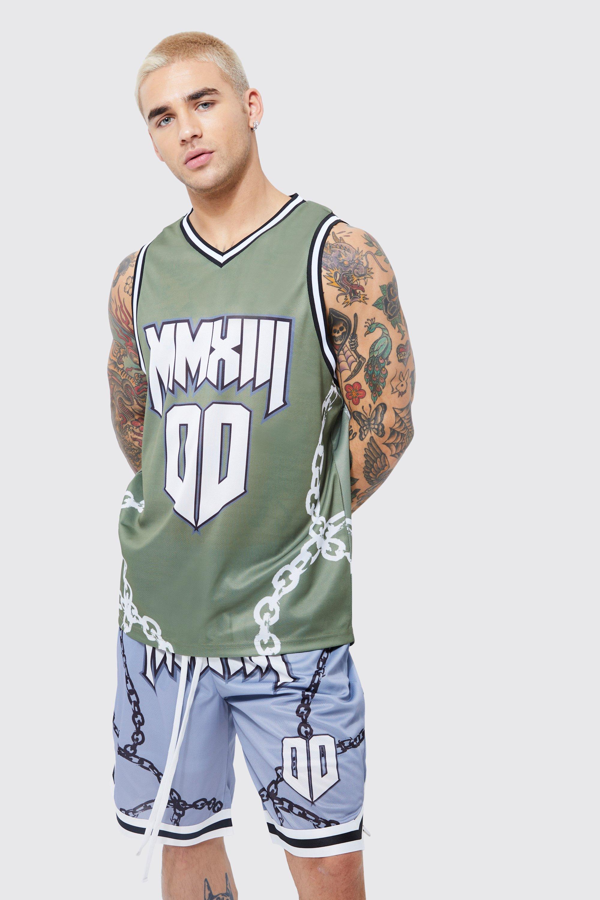 Men’s V-Neck Basketball Jersey